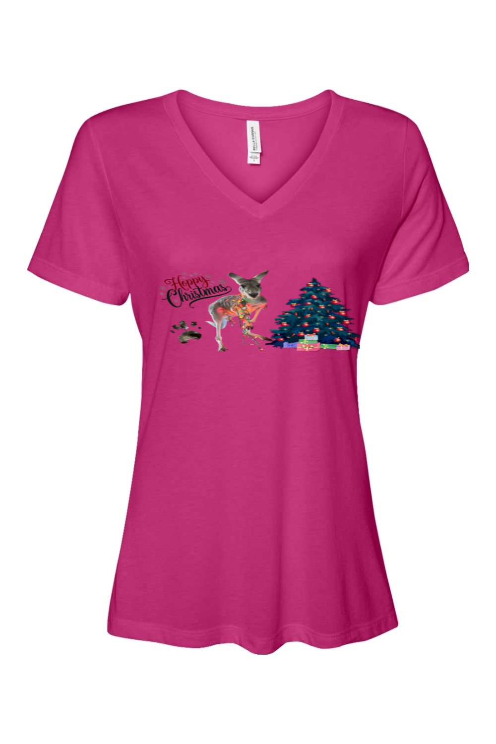 Hoppy Christmas Womens Relaxed Fit T-shirt