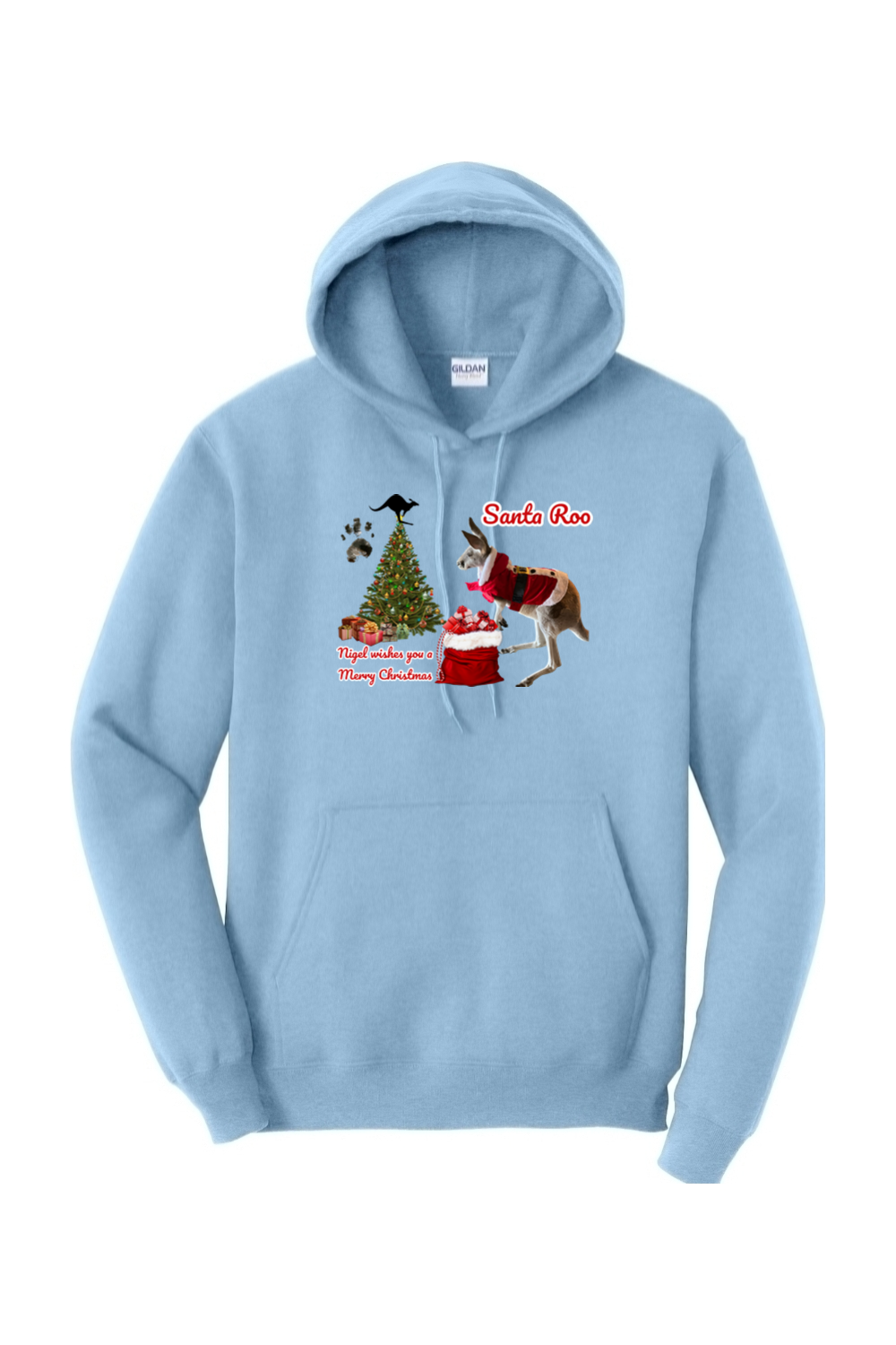 Santa Roo Unisex Hoodie Adult