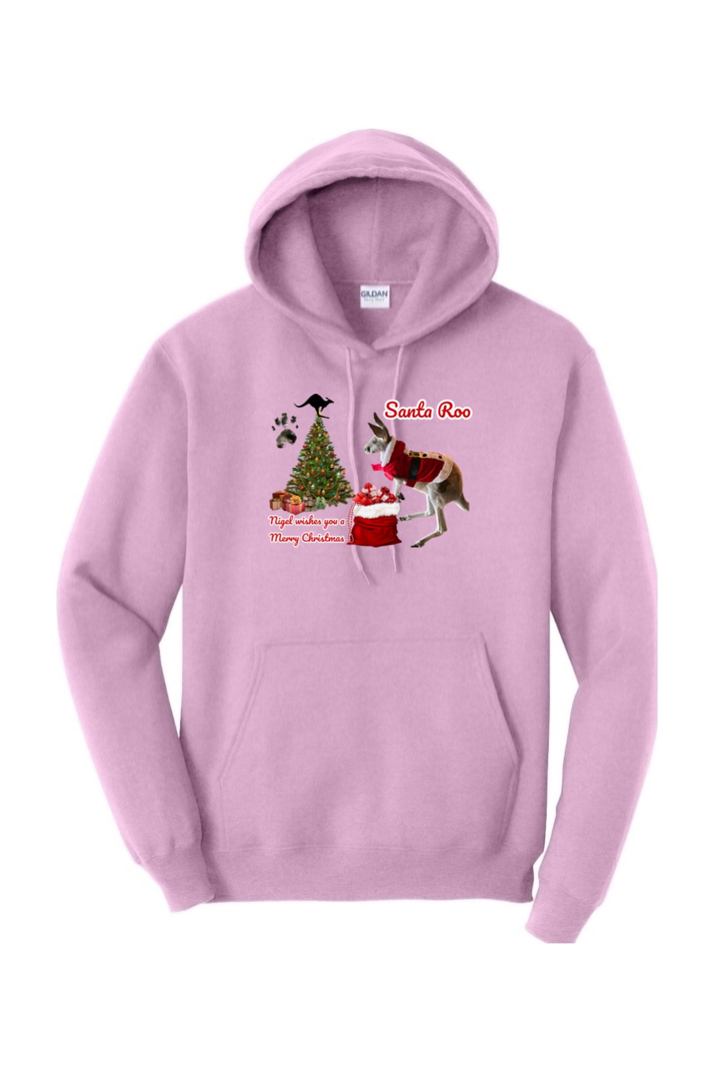 Santa Roo Unisex Hoodie Adult