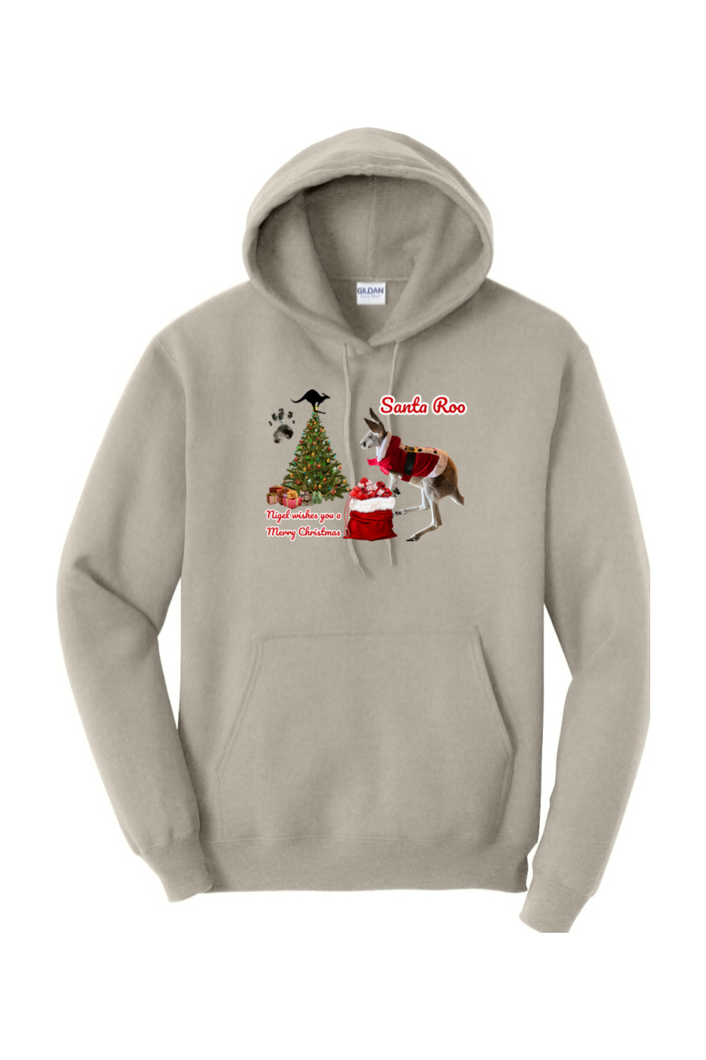 Santa Roo Unisex Hoodie Adult