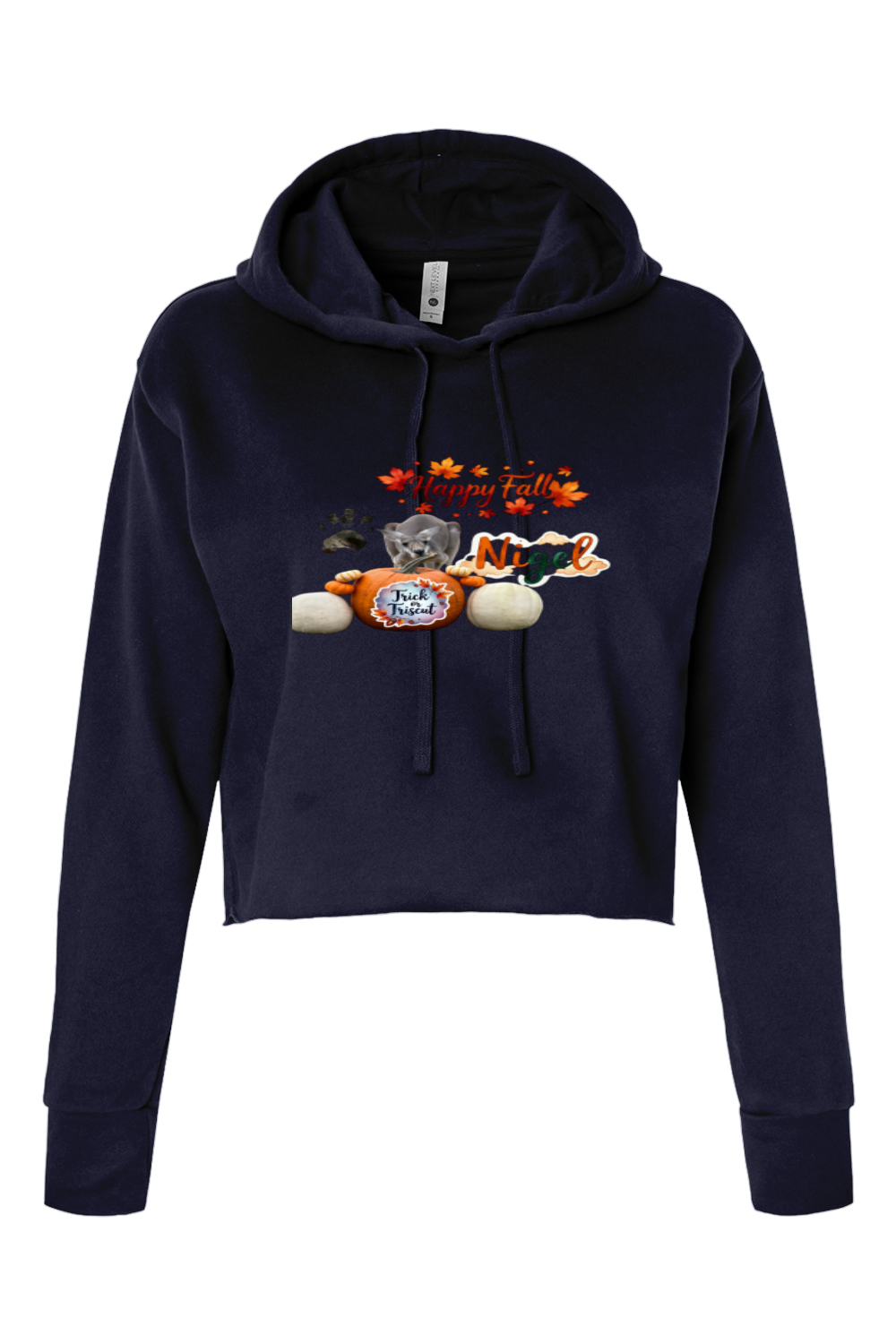 Happy Fall 1 Women's Cropped Hoodie
