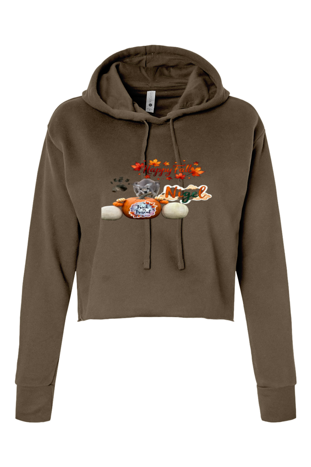 Happy Fall 1 Women's Cropped Hoodie