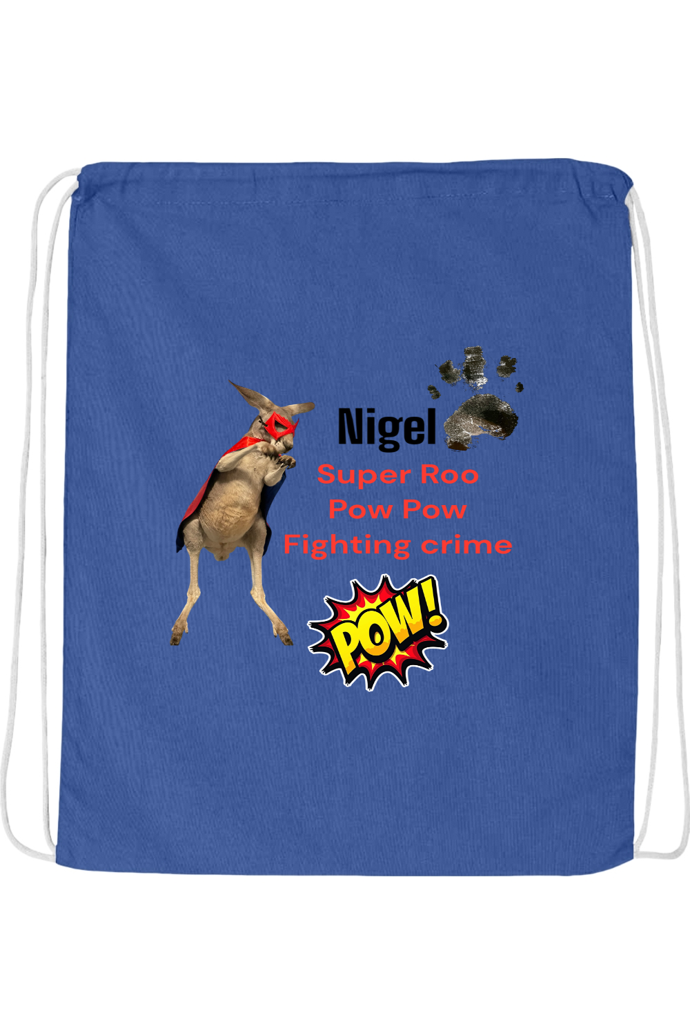 Fighting Crime 2 Drawstring Bag