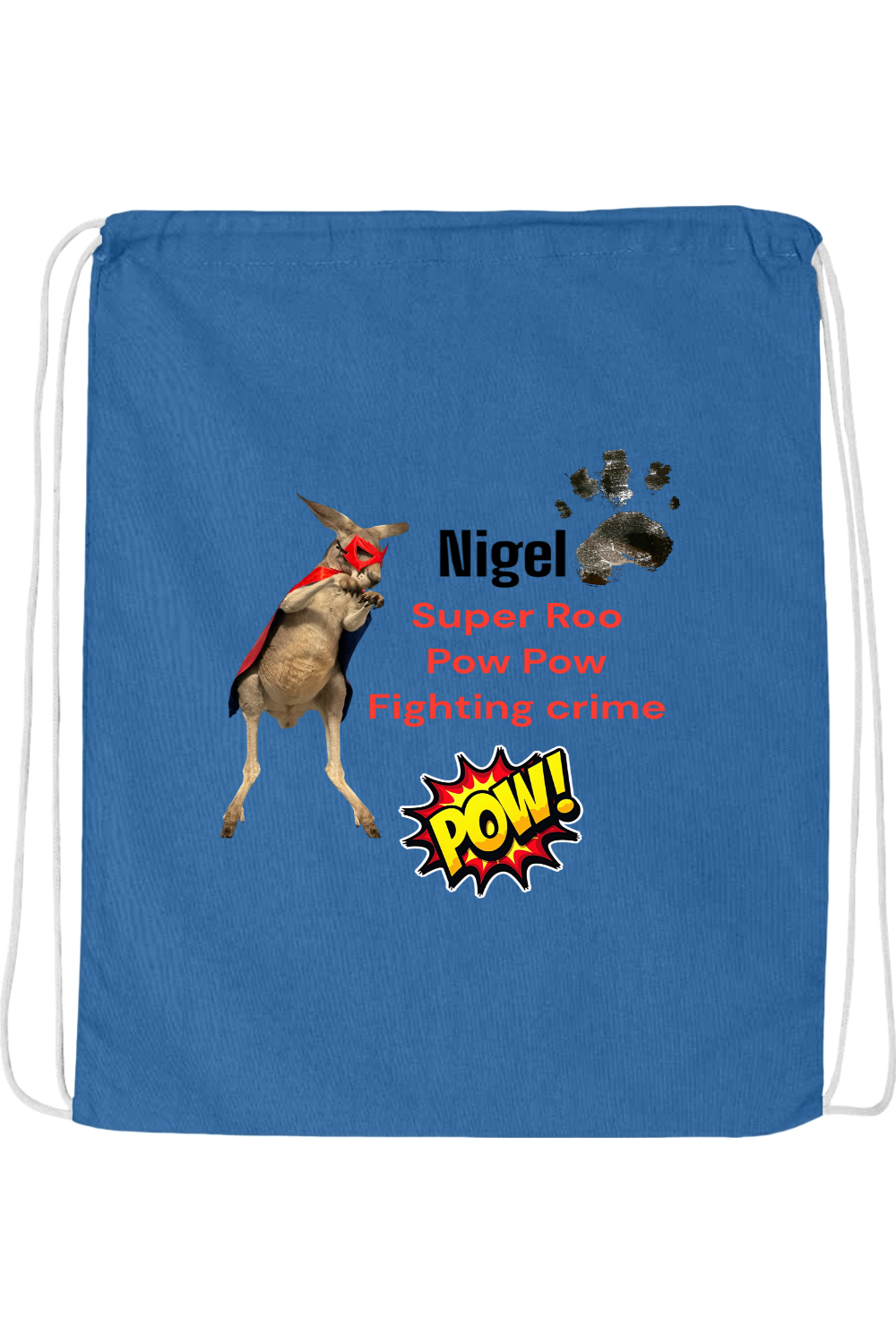 Fighting Crime 2 Drawstring Bag