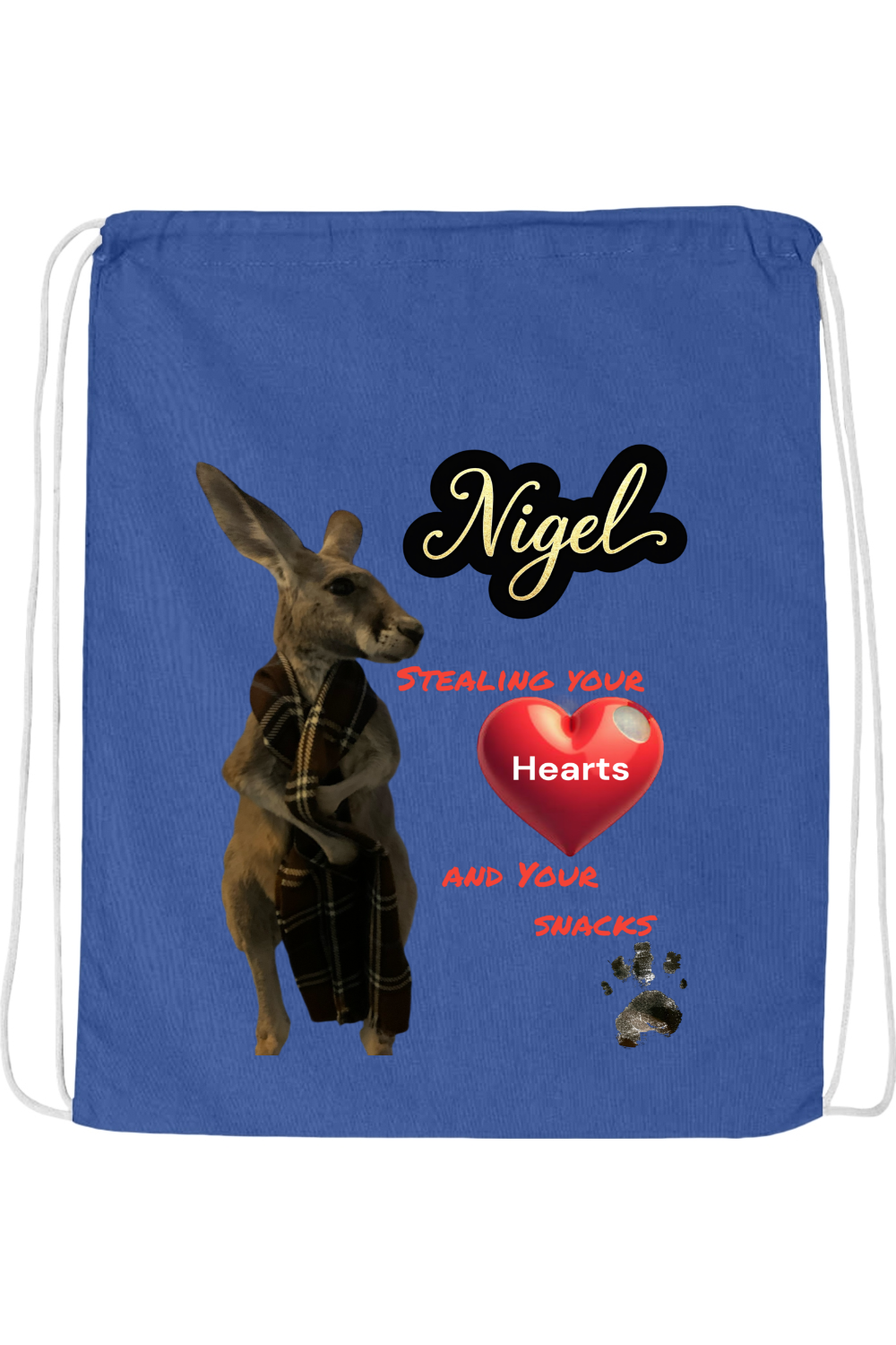 Stealing Hearts Drawstring Bag