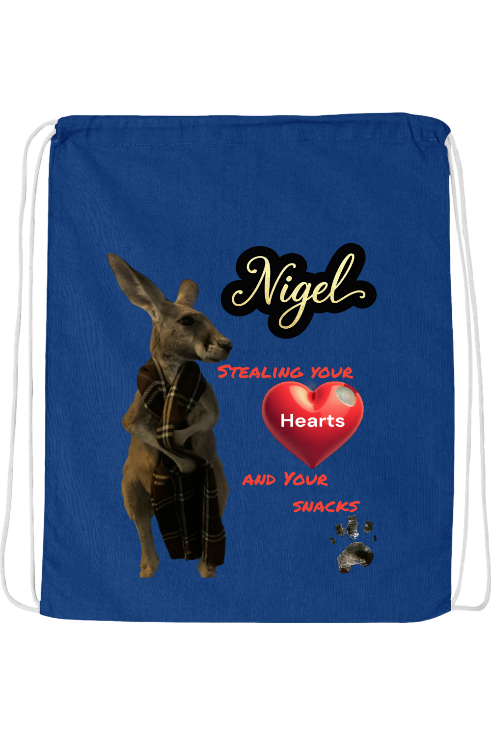 Stealing Hearts Drawstring Bag