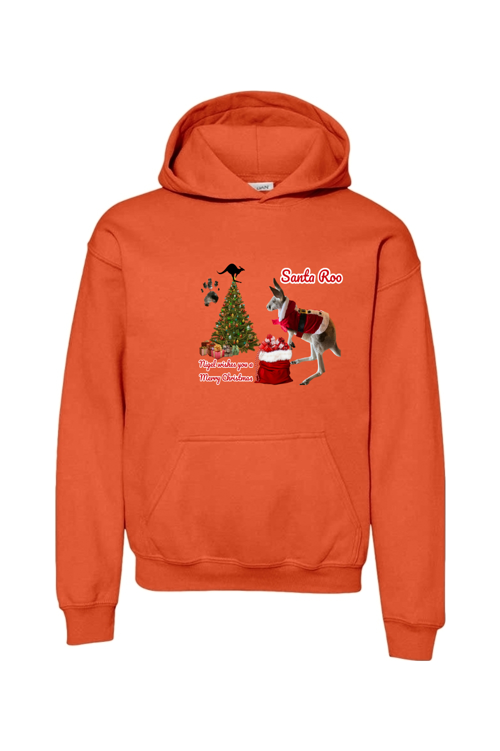 Santa Roo Unisex Youth Hoodie