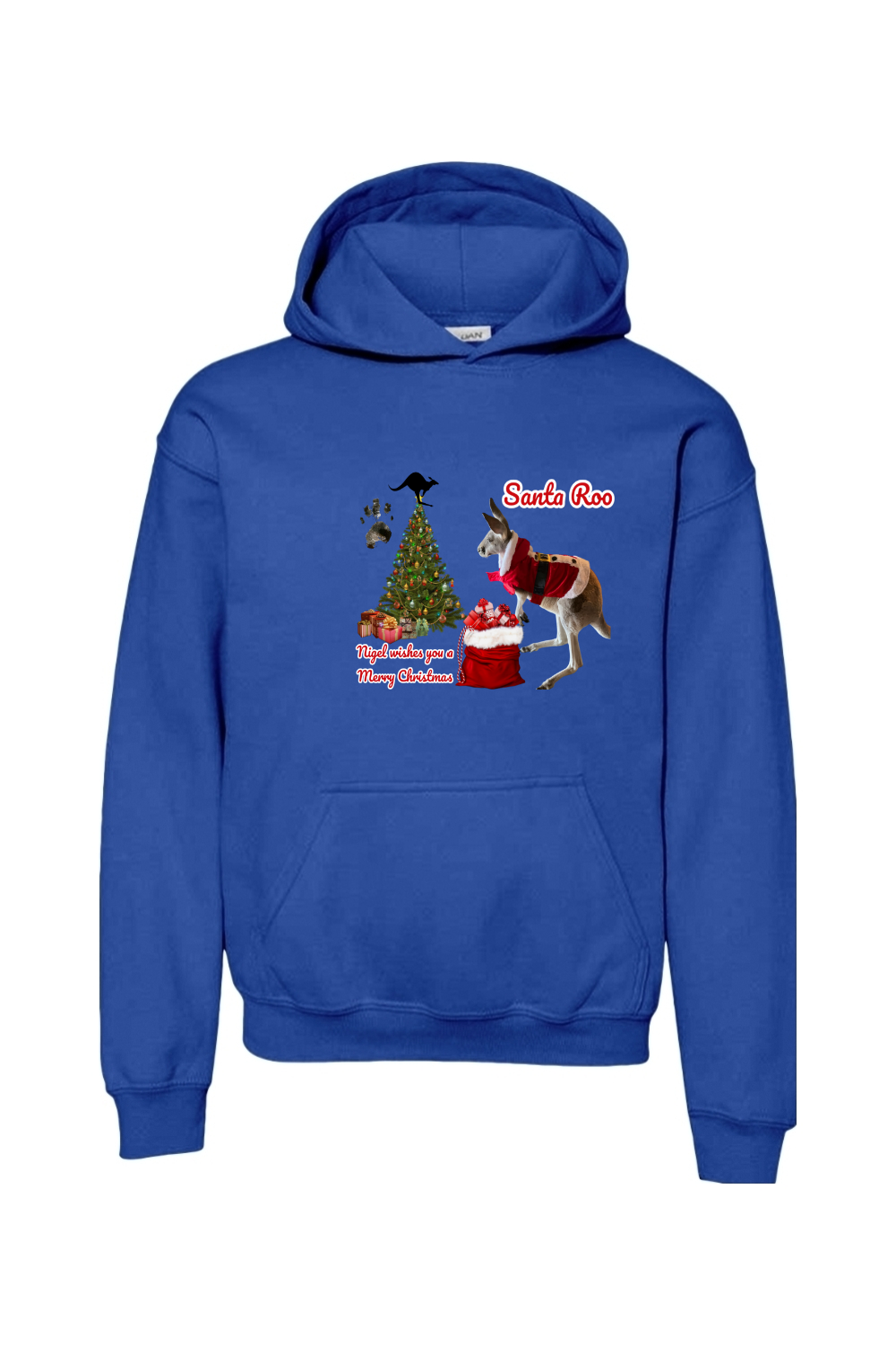 Santa Roo Unisex Youth Hoodie