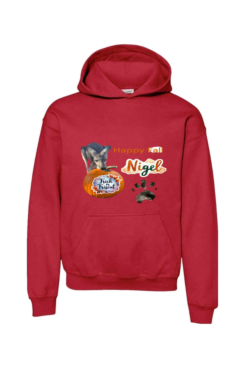 Happy Fall 2 Unisex Youth Hoodie