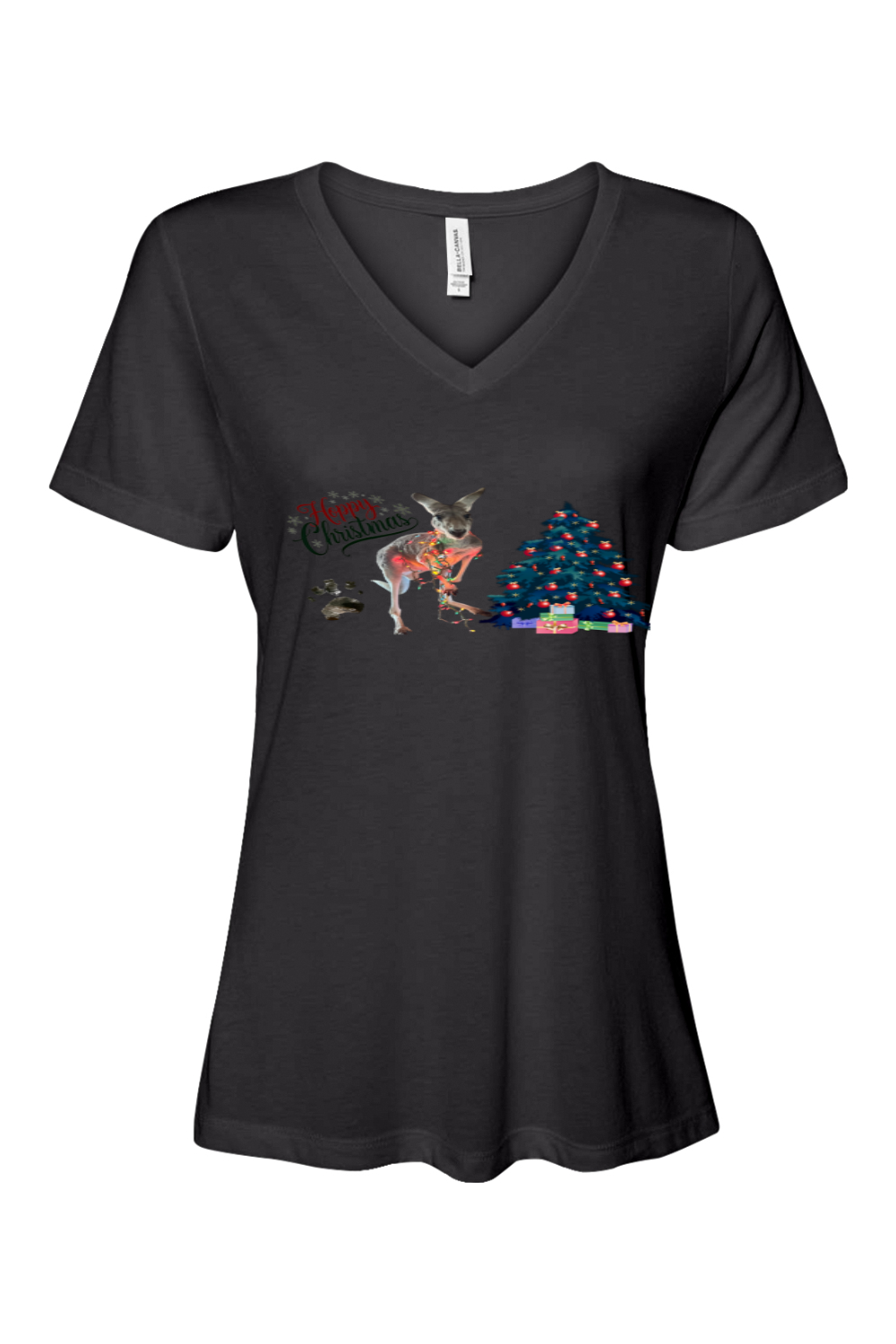 Hoppy Christmas Womens Relaxed Fit T-shirt