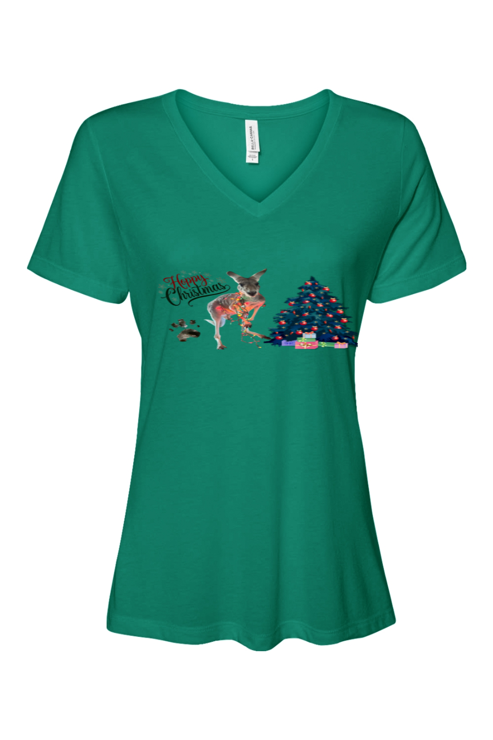 Hoppy Christmas Womens Relaxed Fit T-shirt