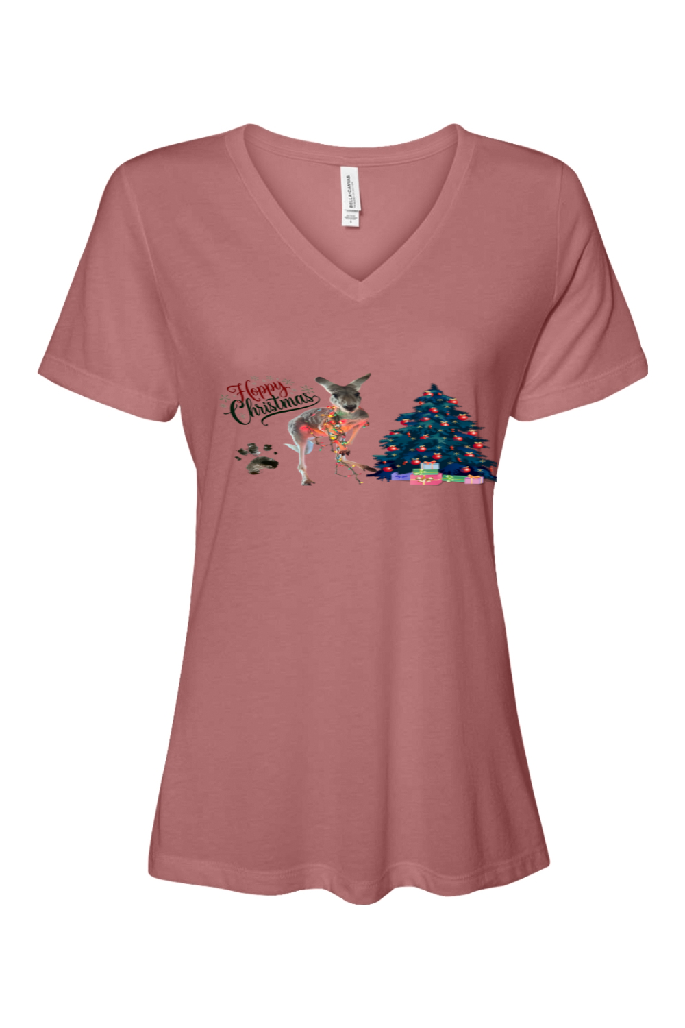 Hoppy Christmas Womens Relaxed Fit T-shirt