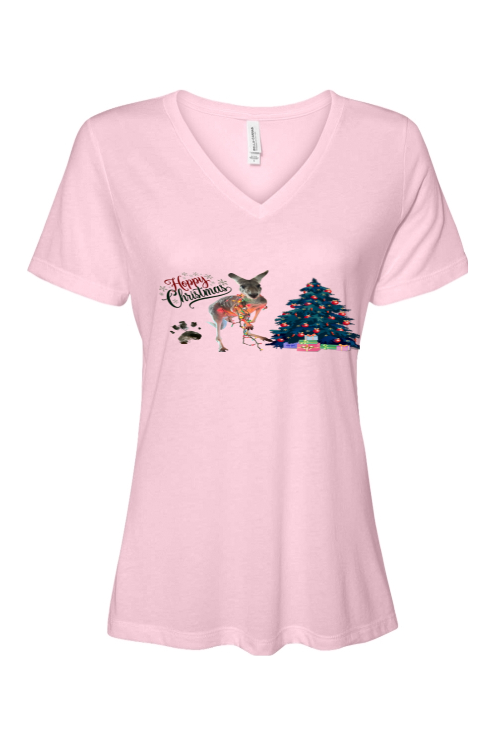 Hoppy Christmas Womens Relaxed Fit T-shirt