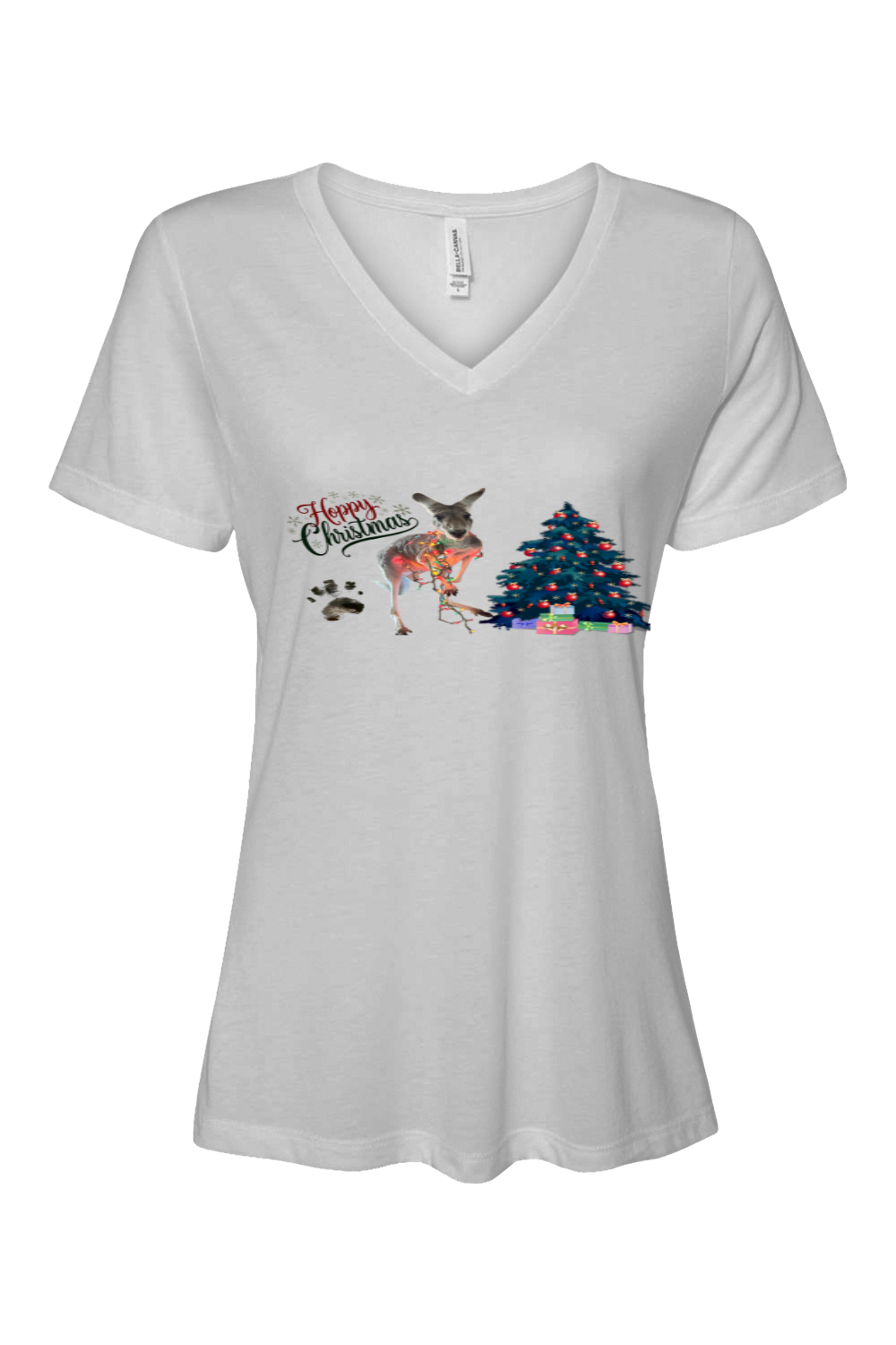 Hoppy Christmas Womens Relaxed Fit T-shirt
