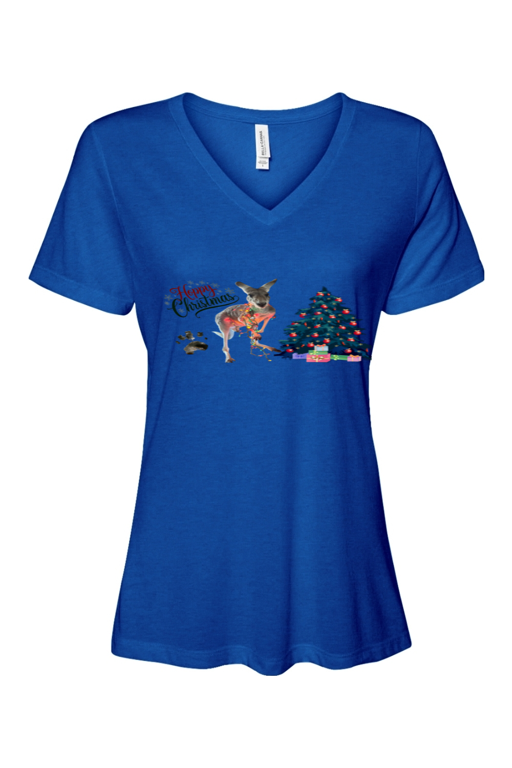 Hoppy Christmas Womens Relaxed Fit T-shirt