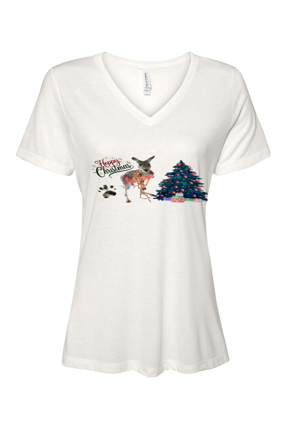 Hoppy Christmas Womens Relaxed Fit T-shirt