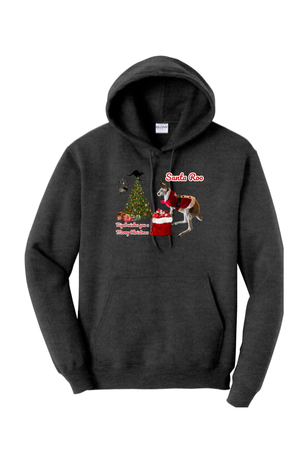 Santa Roo Unisex Hoodie Adult