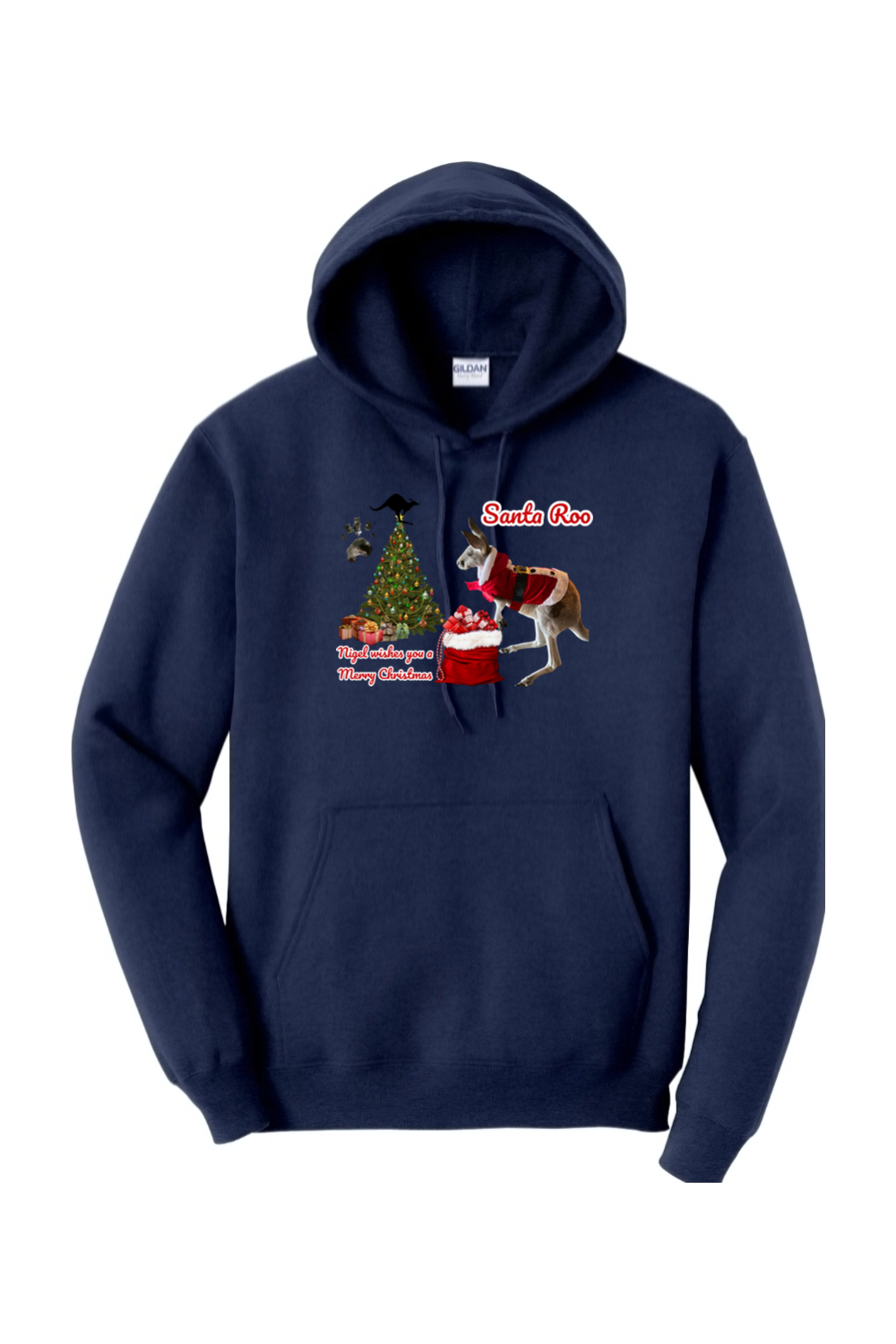 Santa Roo Unisex Hoodie Adult