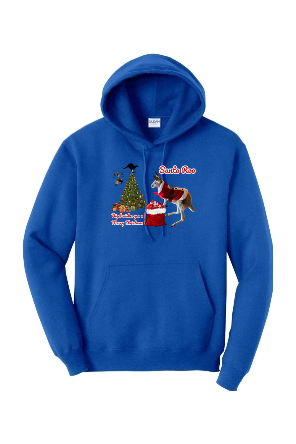 Santa Roo Unisex Hoodie Adult