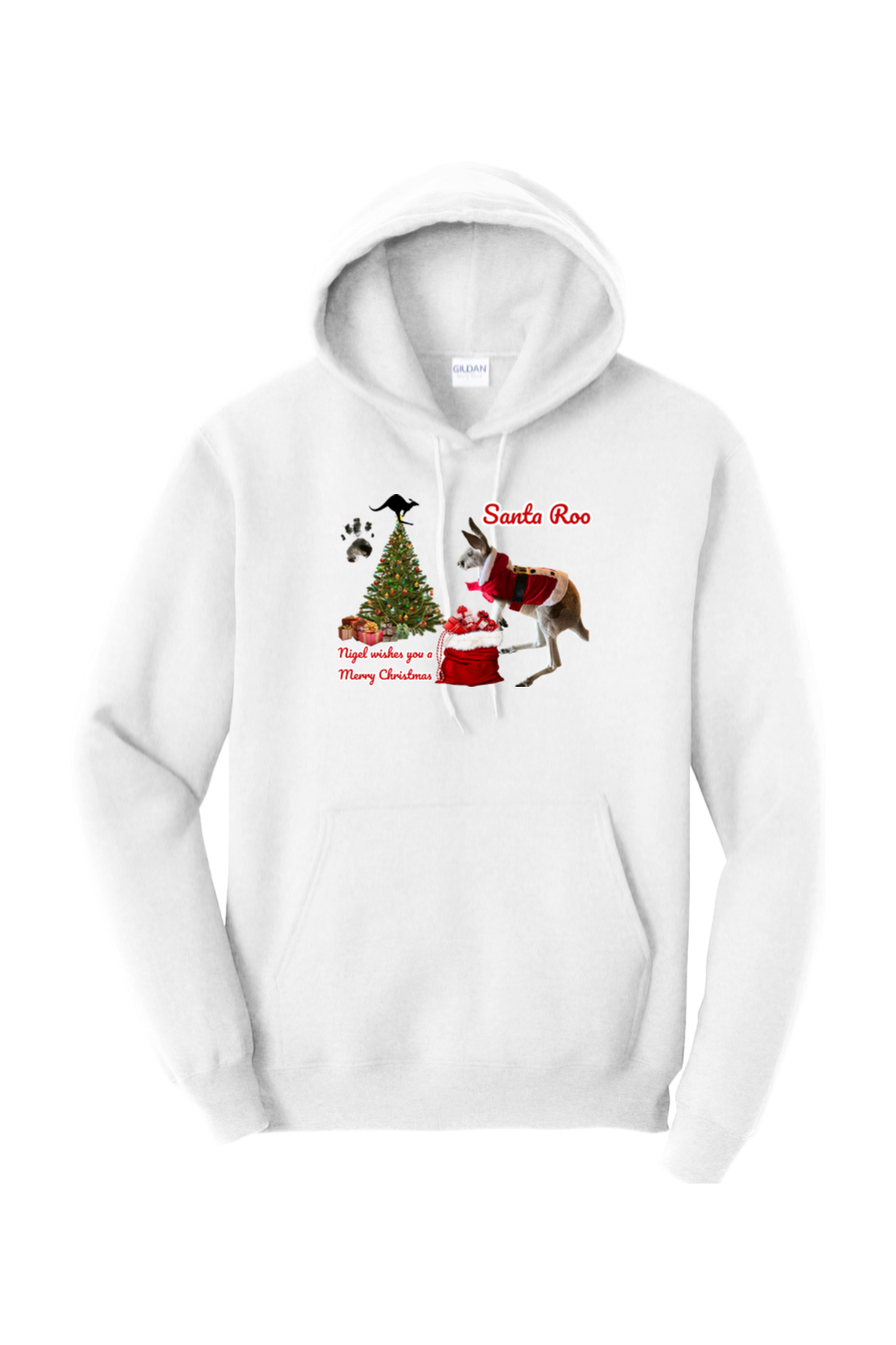 Santa Roo Unisex Hoodie Adult