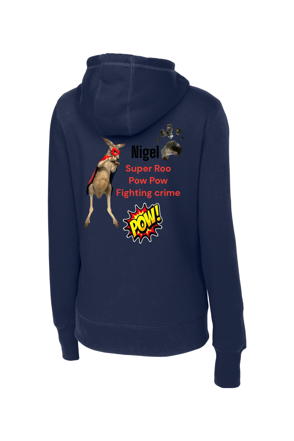 Sport-Tek Ladies Pullover Hooded Sweatshirt Fighting Crime 2