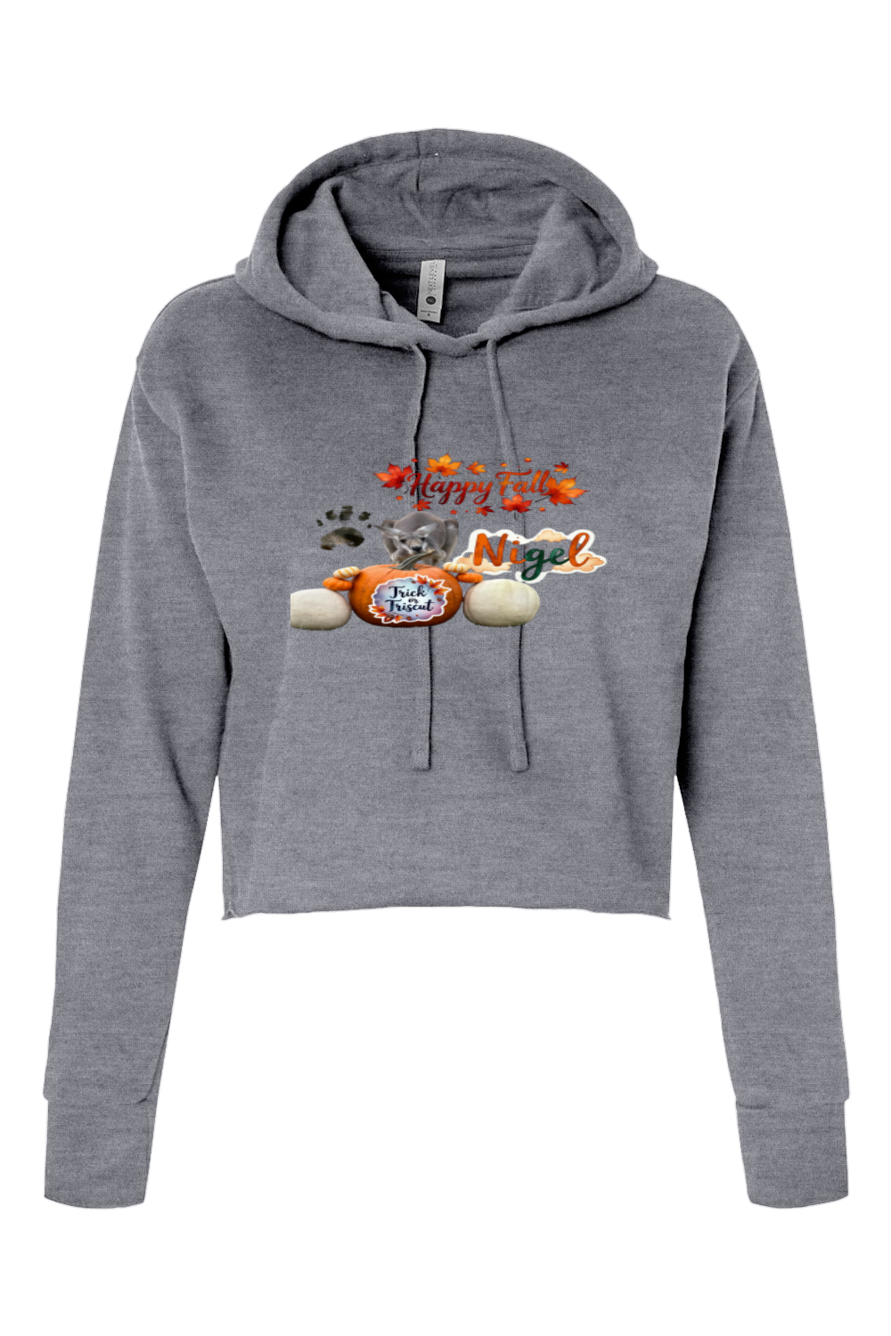 Happy Fall 1 Women's Cropped Hoodie