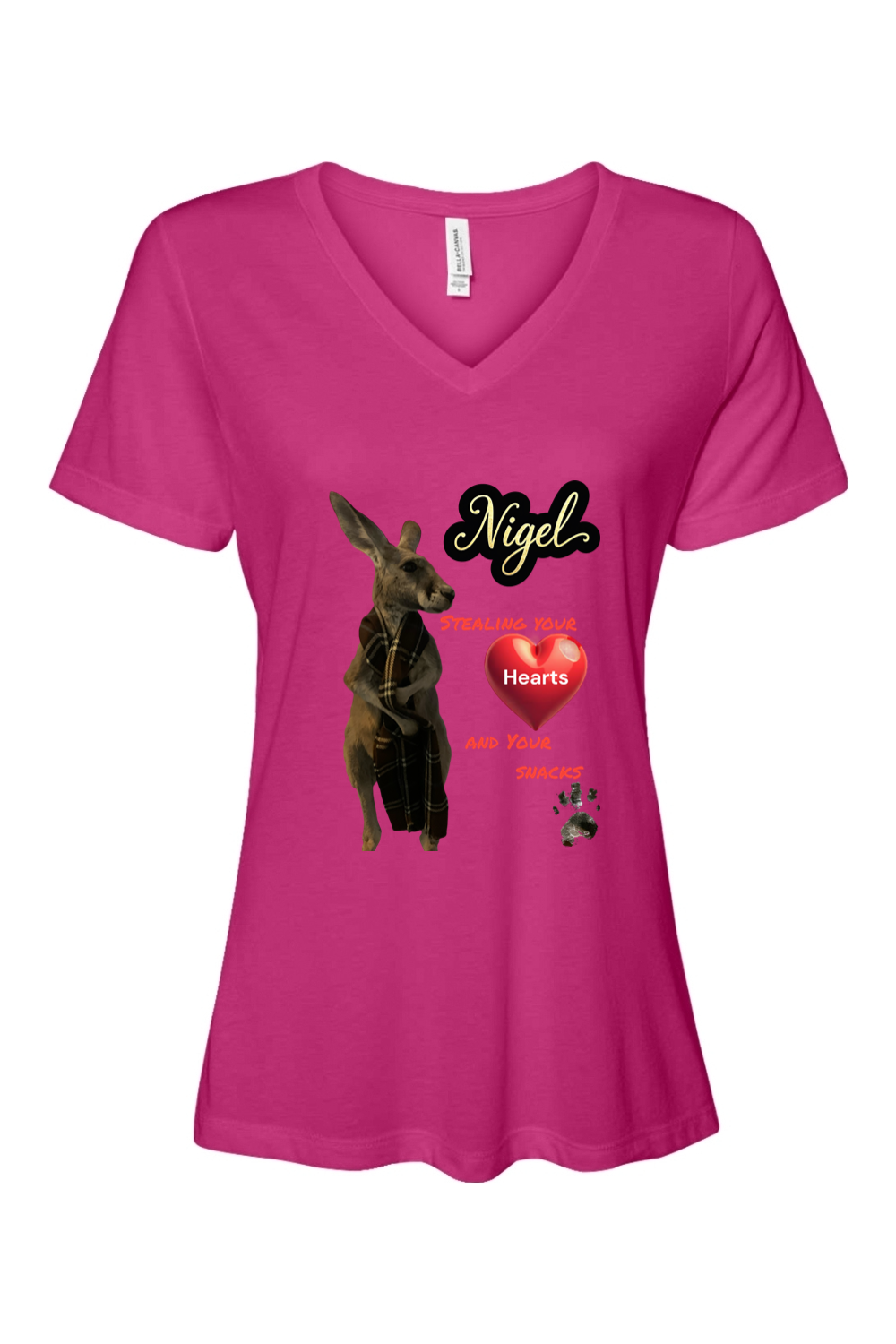 Stealing Hearts Relaxed Fit Womens T-shirt