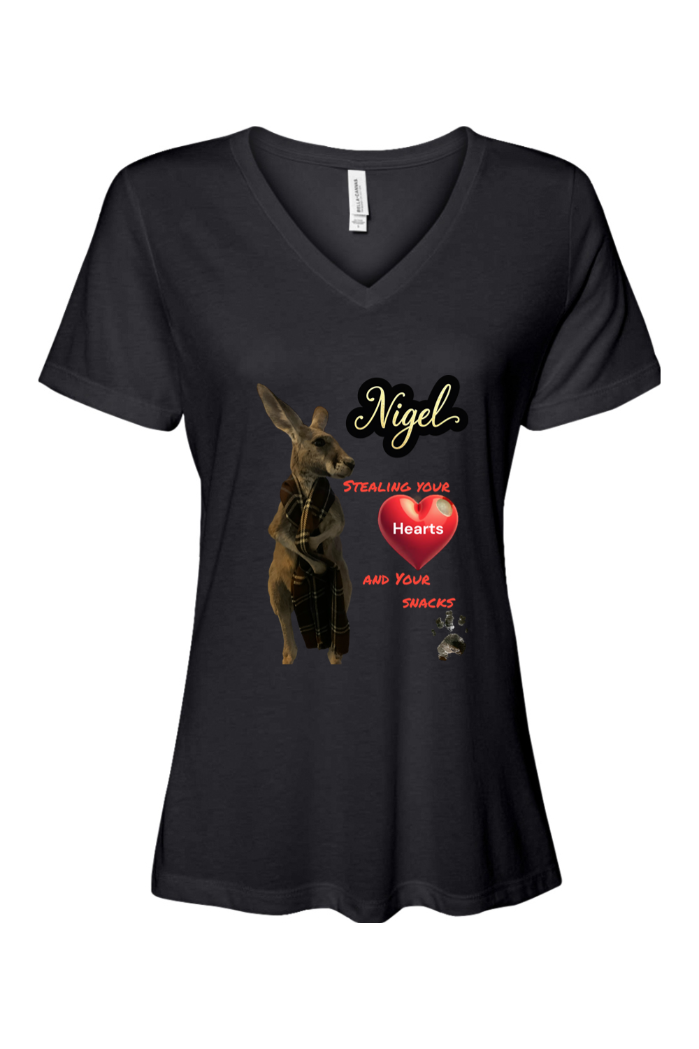 Stealing Hearts Relaxed Fit Womens T-shirt