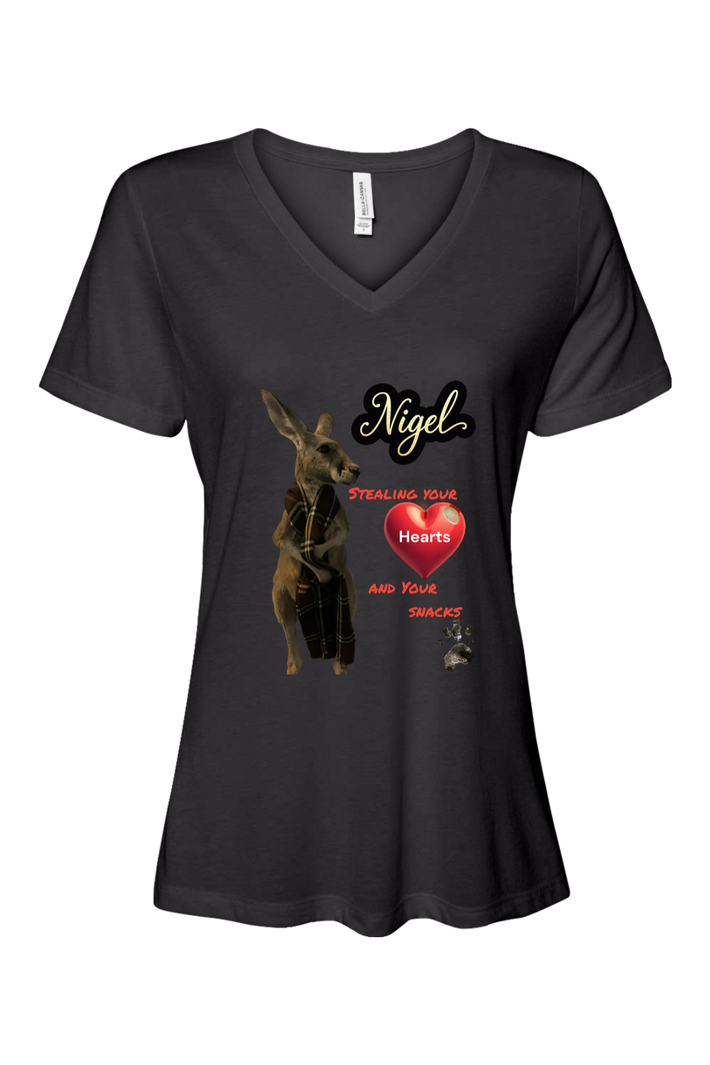 Stealing Hearts Relaxed Fit Womens T-shirt