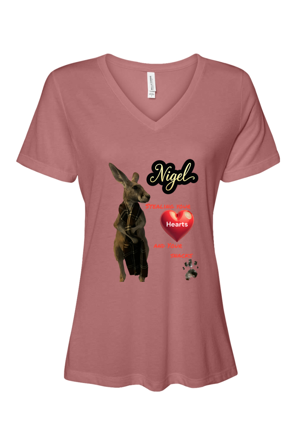 Stealing Hearts Relaxed Fit Womens T-shirt