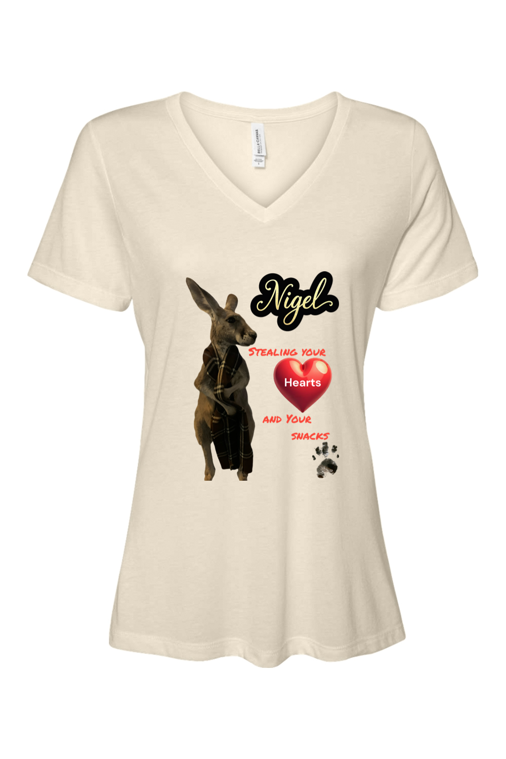 Stealing Hearts Relaxed Fit Womens T-shirt