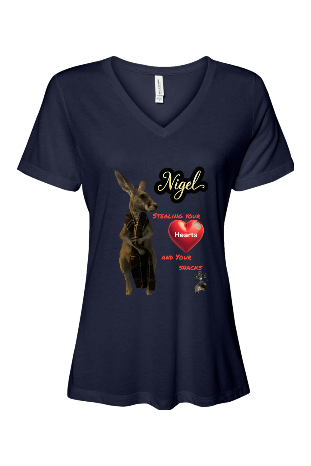 Stealing Hearts Relaxed Fit Womens T-shirt