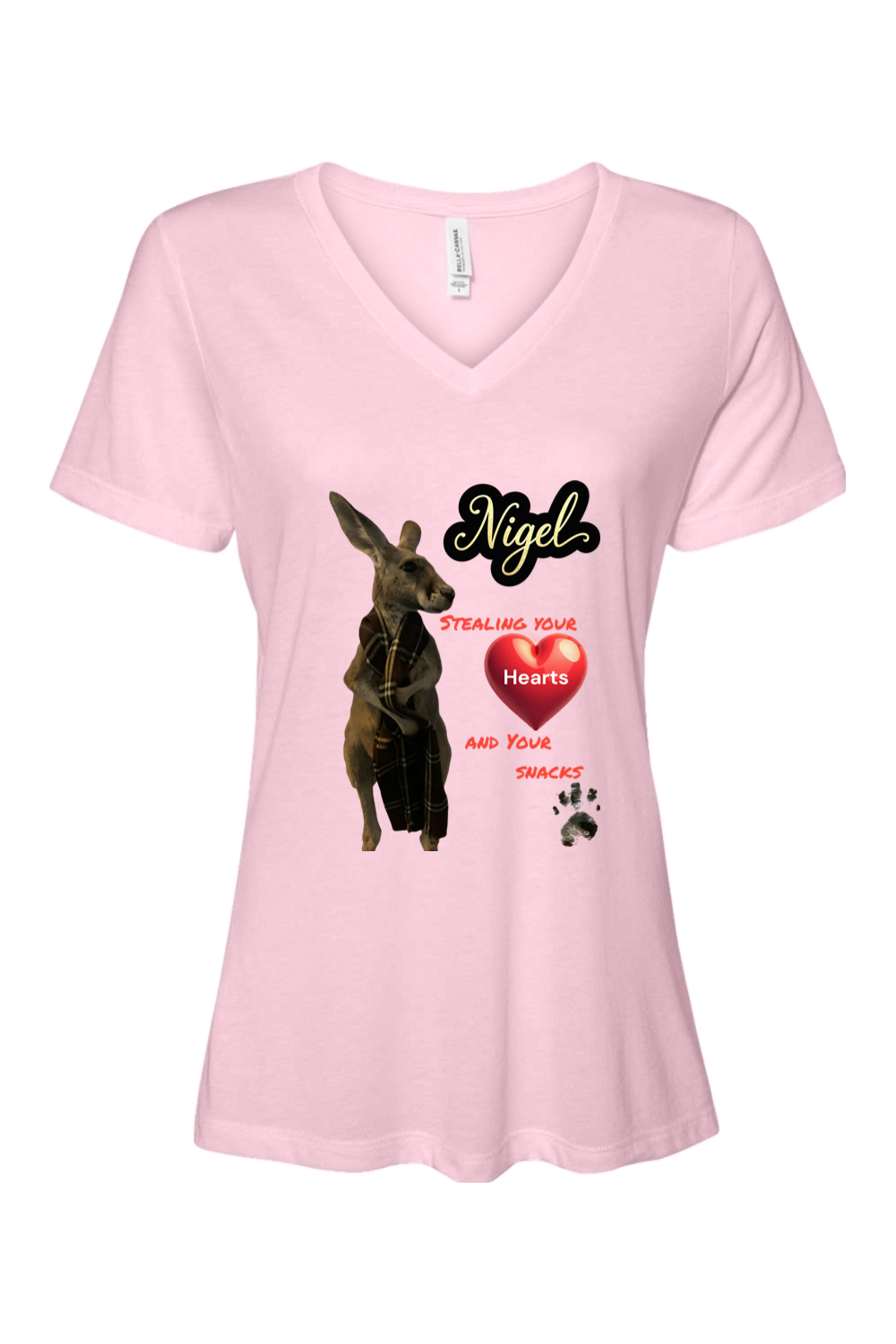Stealing Hearts Relaxed Fit Womens T-shirt