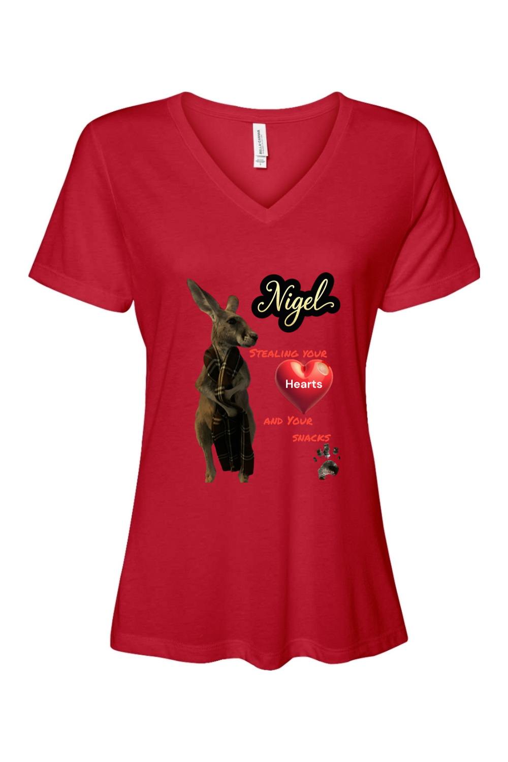 Stealing Hearts Relaxed Fit Womens T-shirt