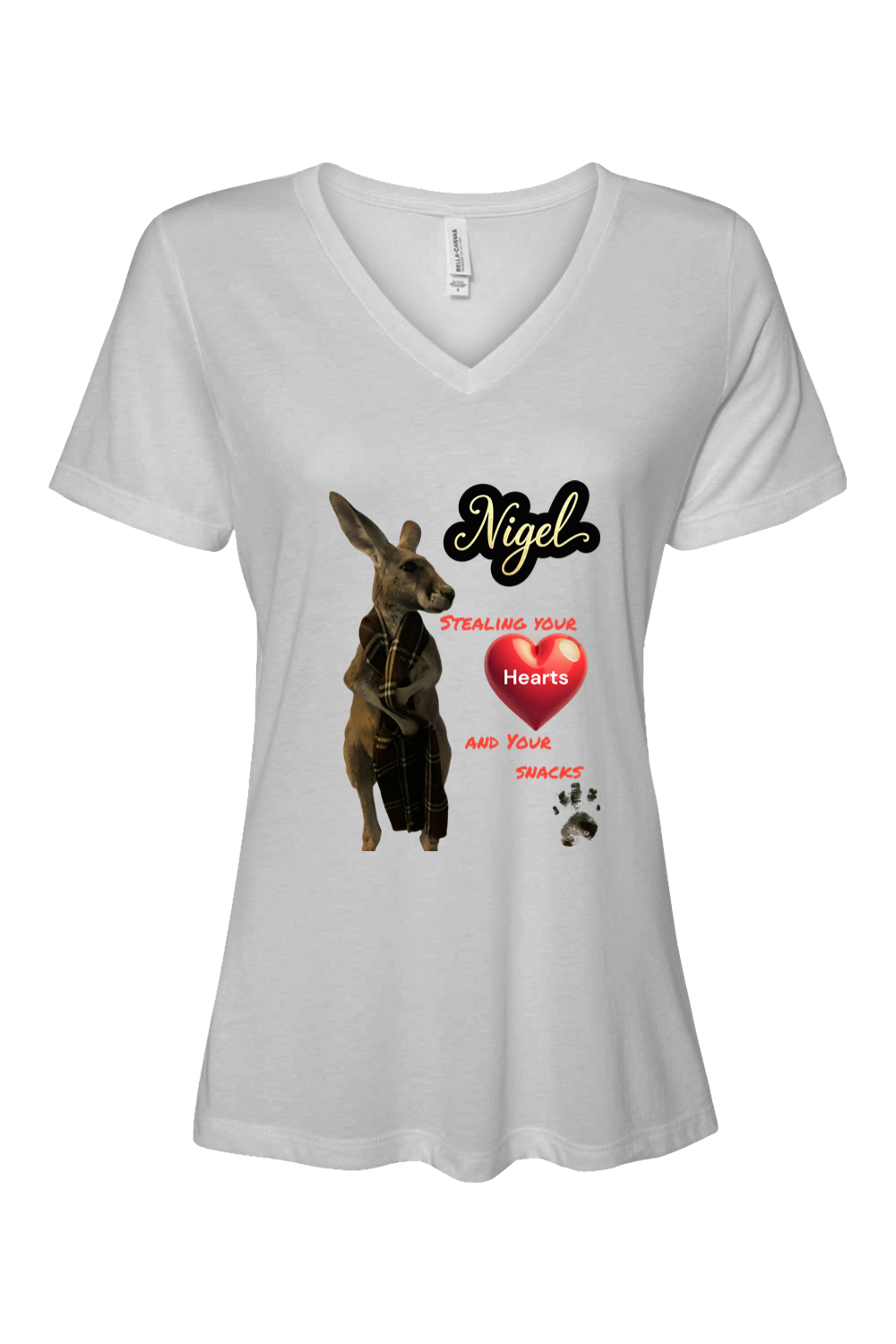 Stealing Hearts Relaxed Fit Womens T-shirt