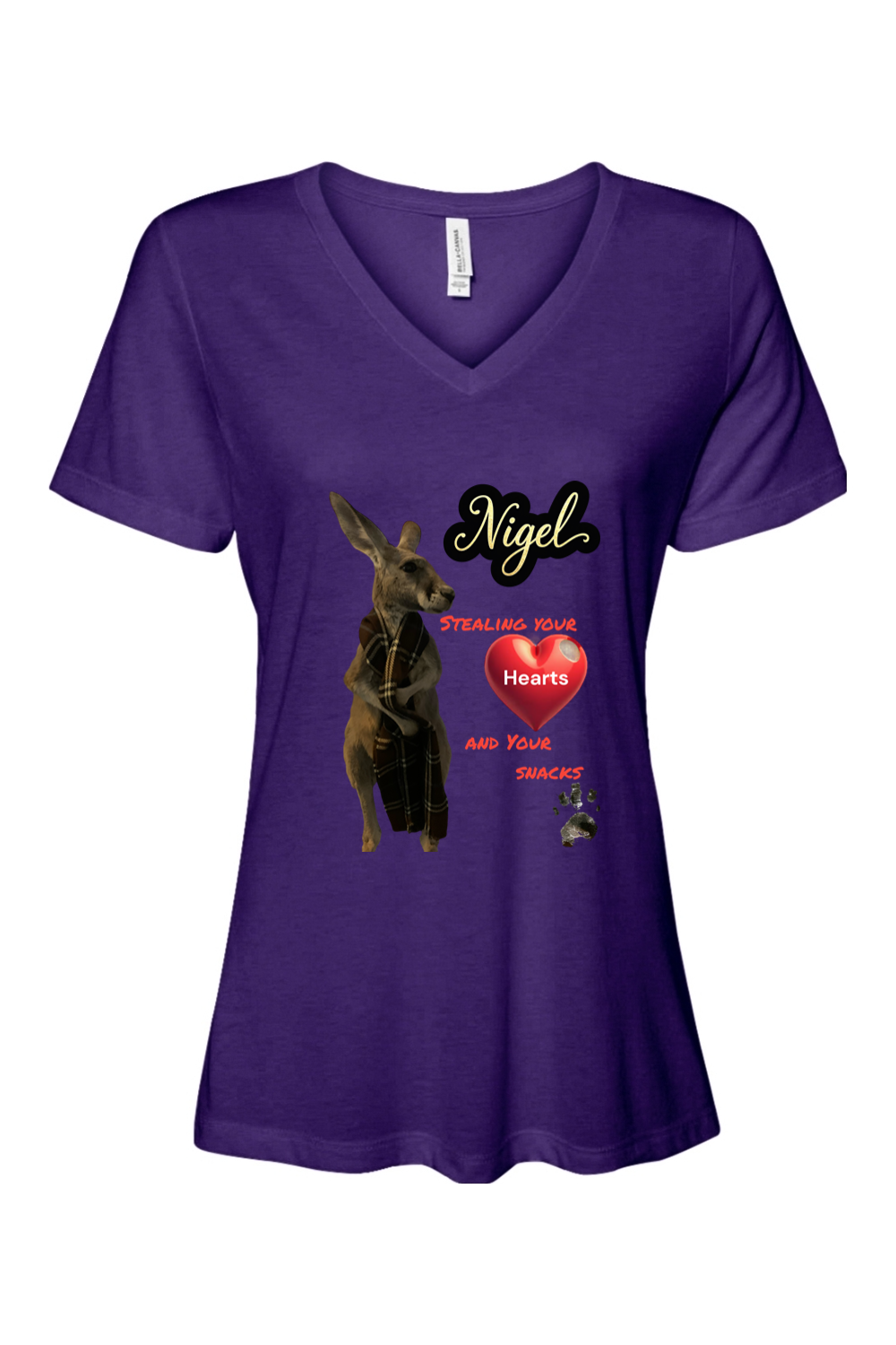 Stealing Hearts Relaxed Fit Womens T-shirt