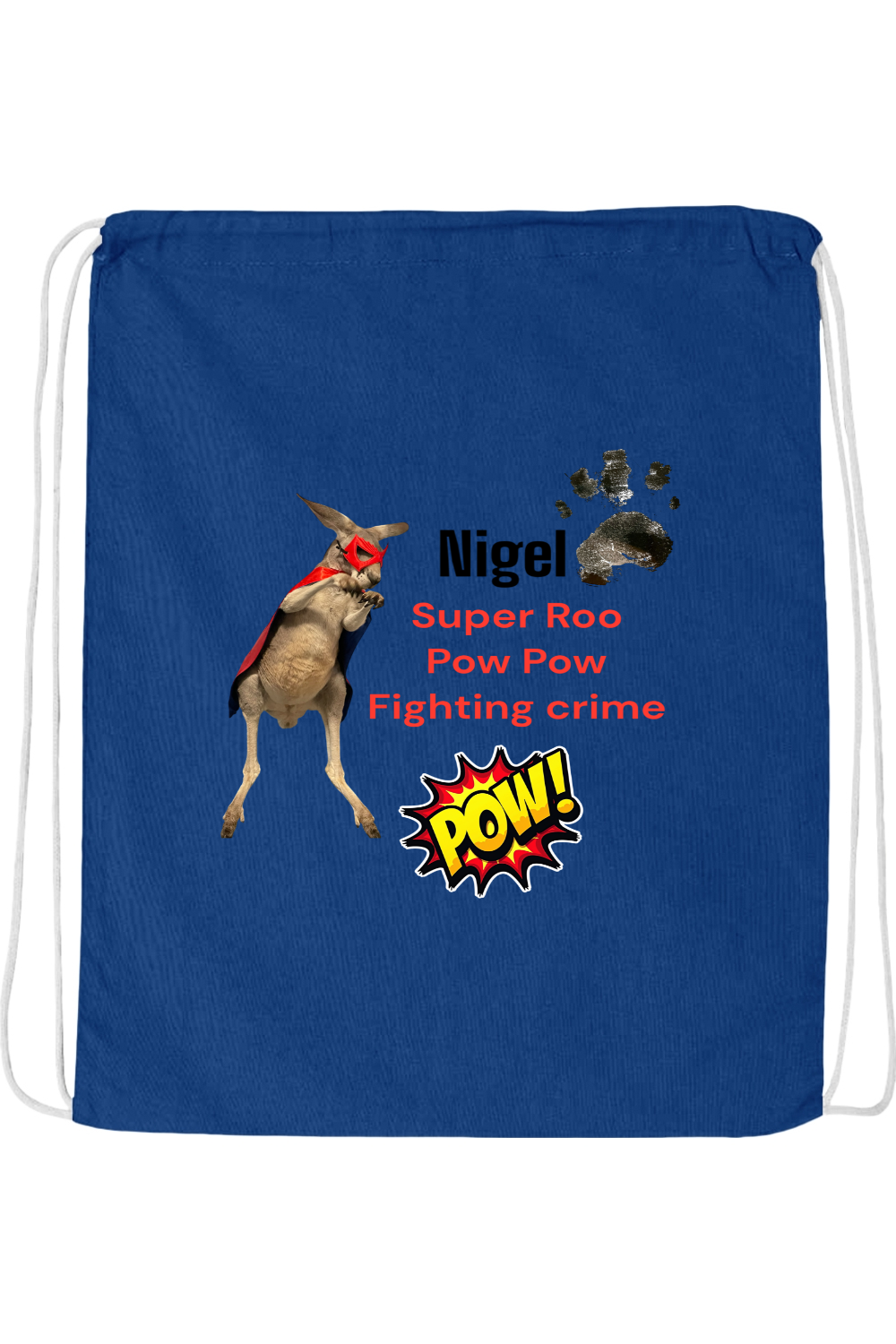 Fighting Crime 2 Drawstring Bag