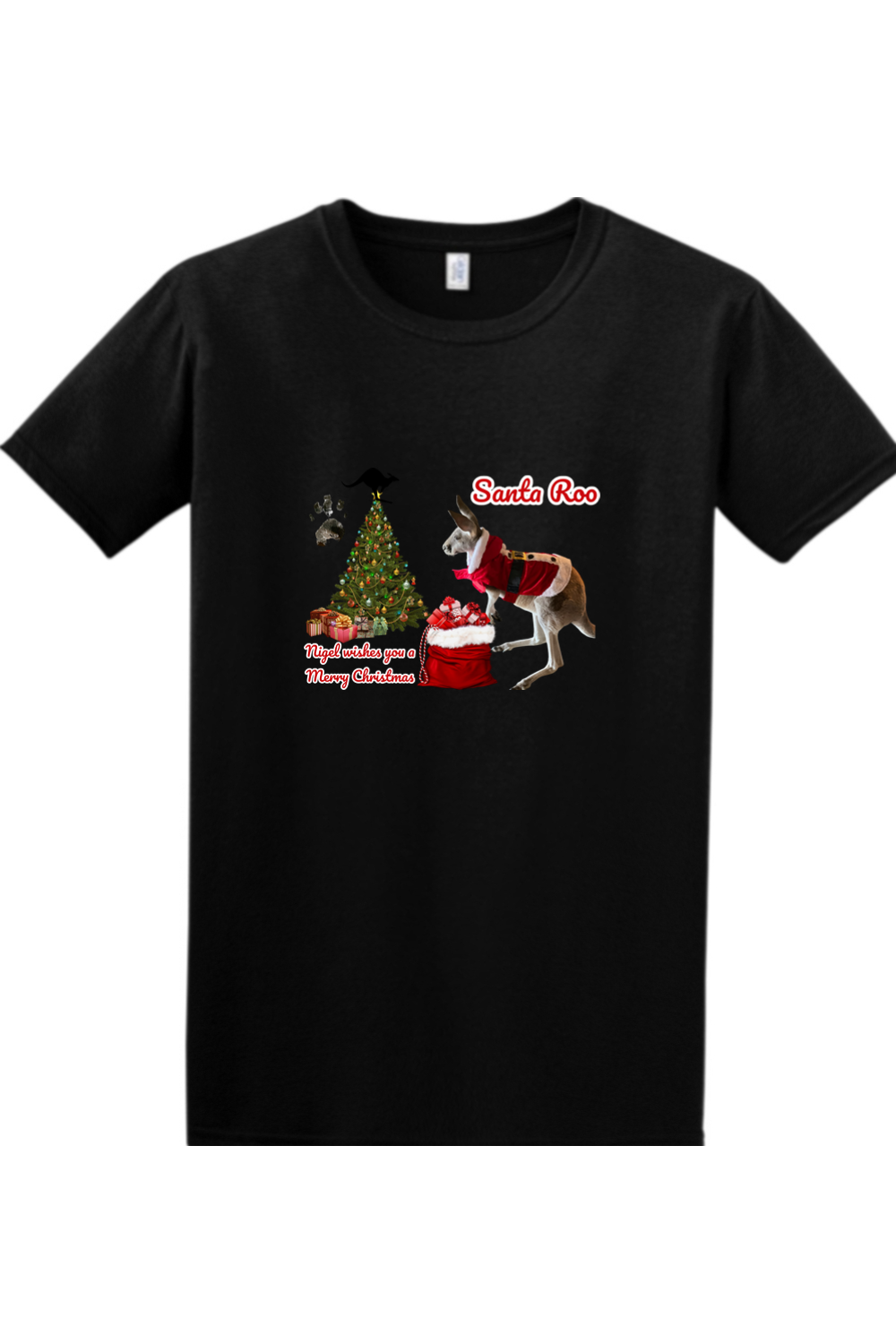 Santa Roo Mens T-shirt