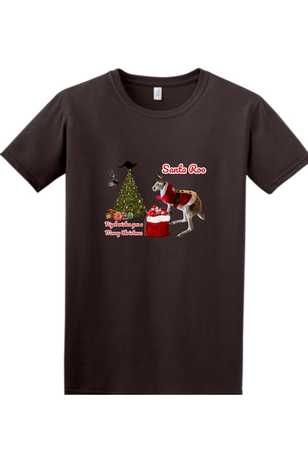 Santa Roo Mens T-shirt