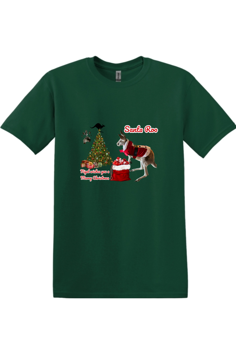 Santa Roo Mens T-shirt