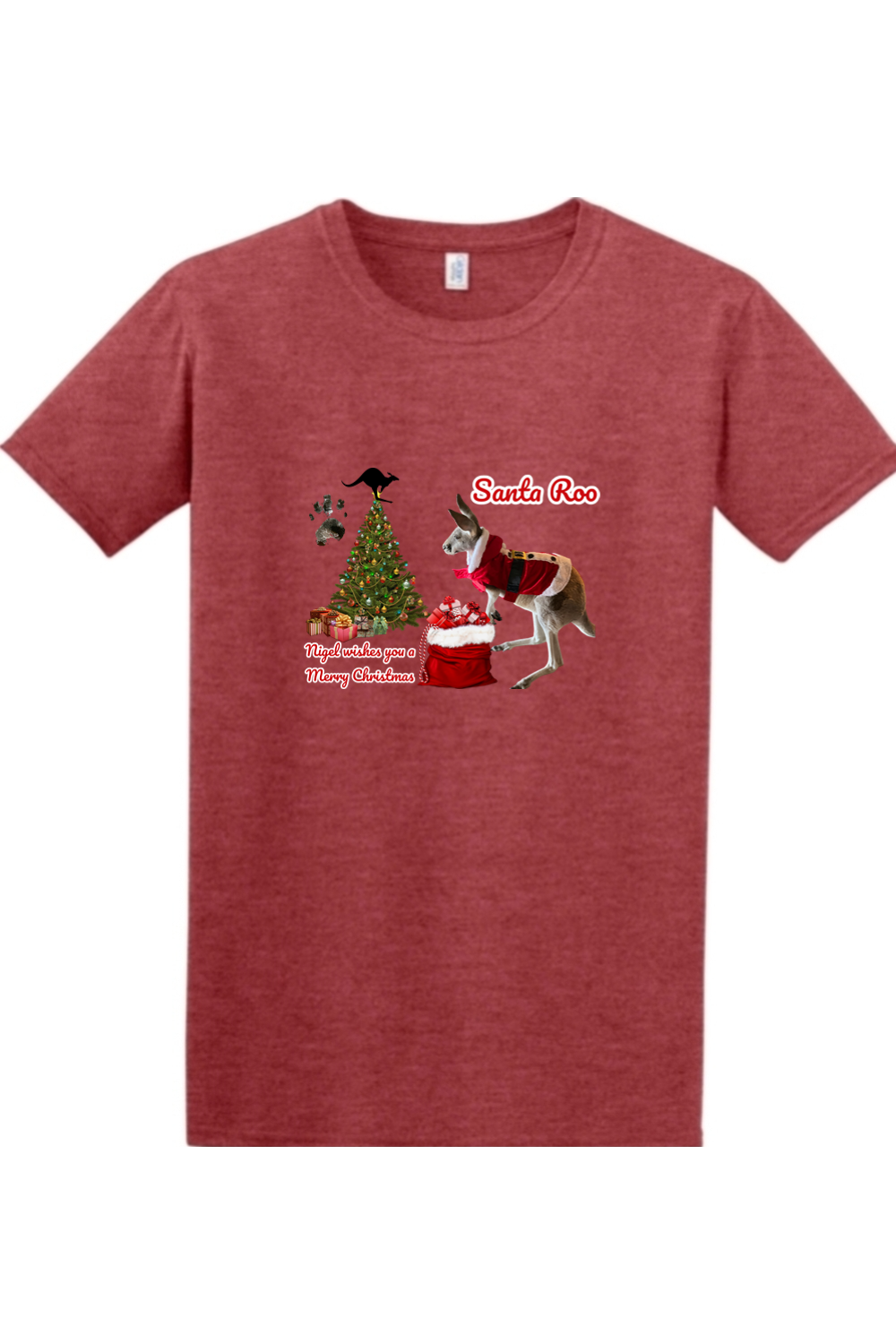 Santa Roo Mens T-shirt