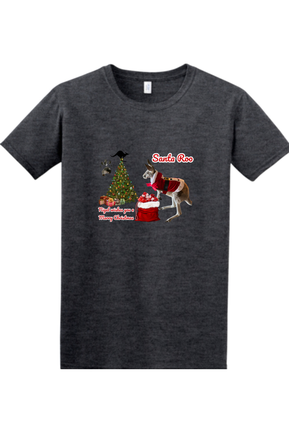 Santa Roo Mens T-shirt