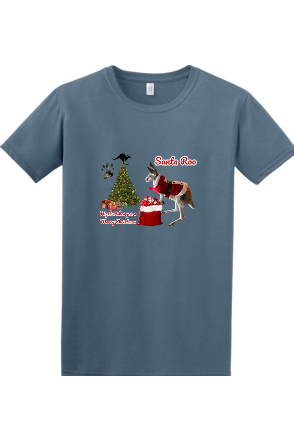 Santa Roo Mens T-shirt