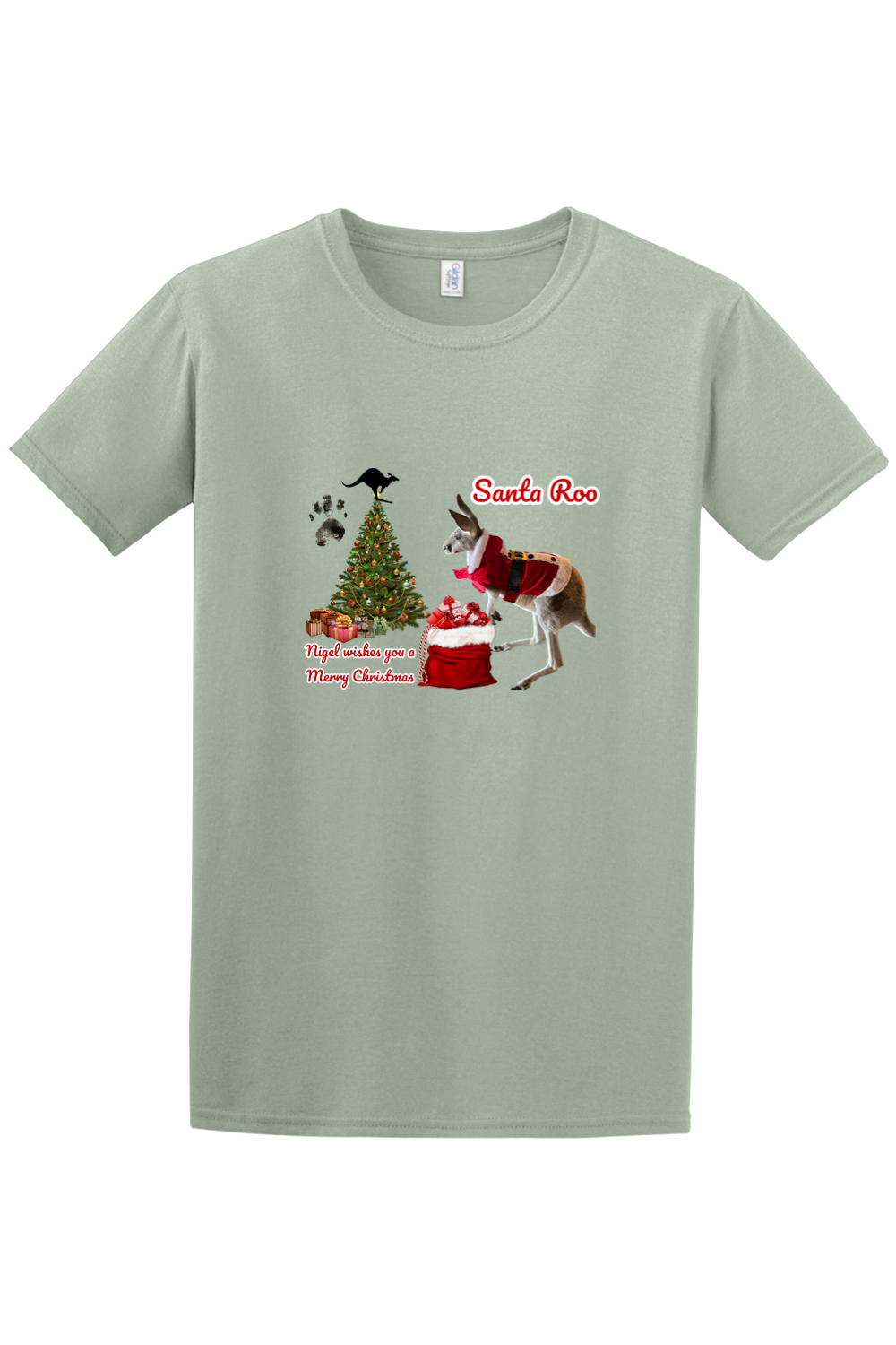 Santa Roo Mens T-shirt