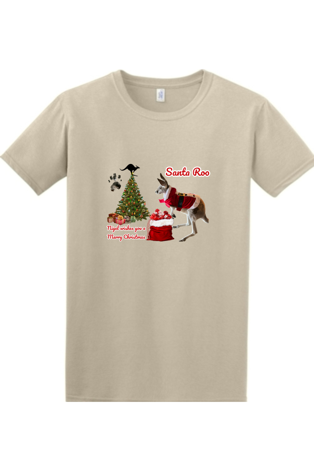 Santa Roo Mens T-shirt