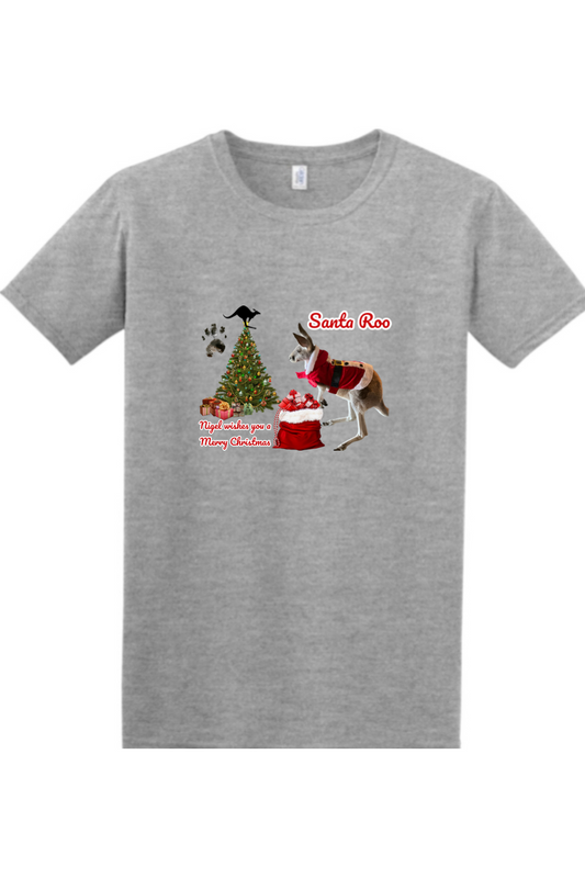 Santa Roo Mens T-shirt