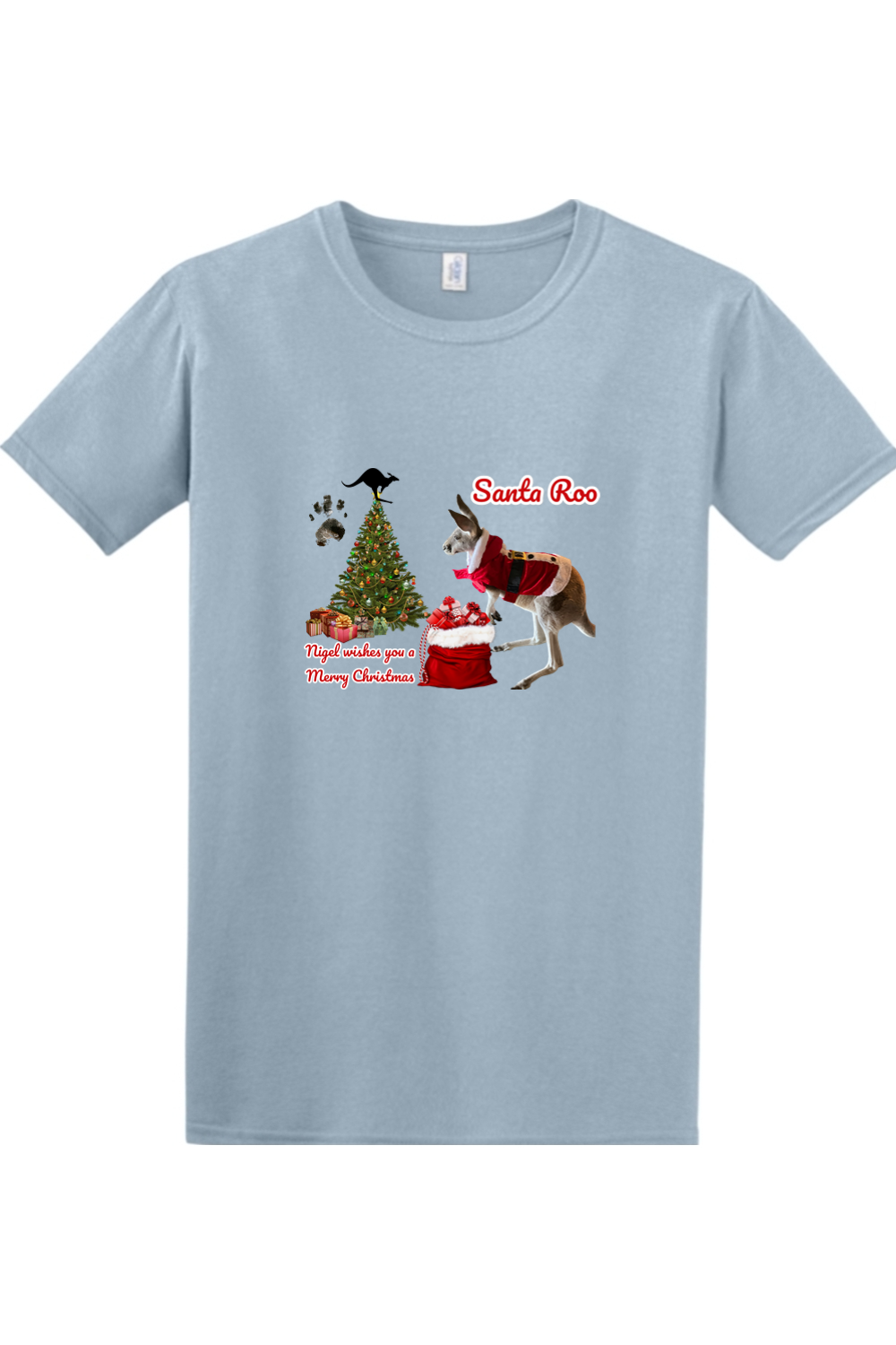 Santa Roo Mens T-shirt