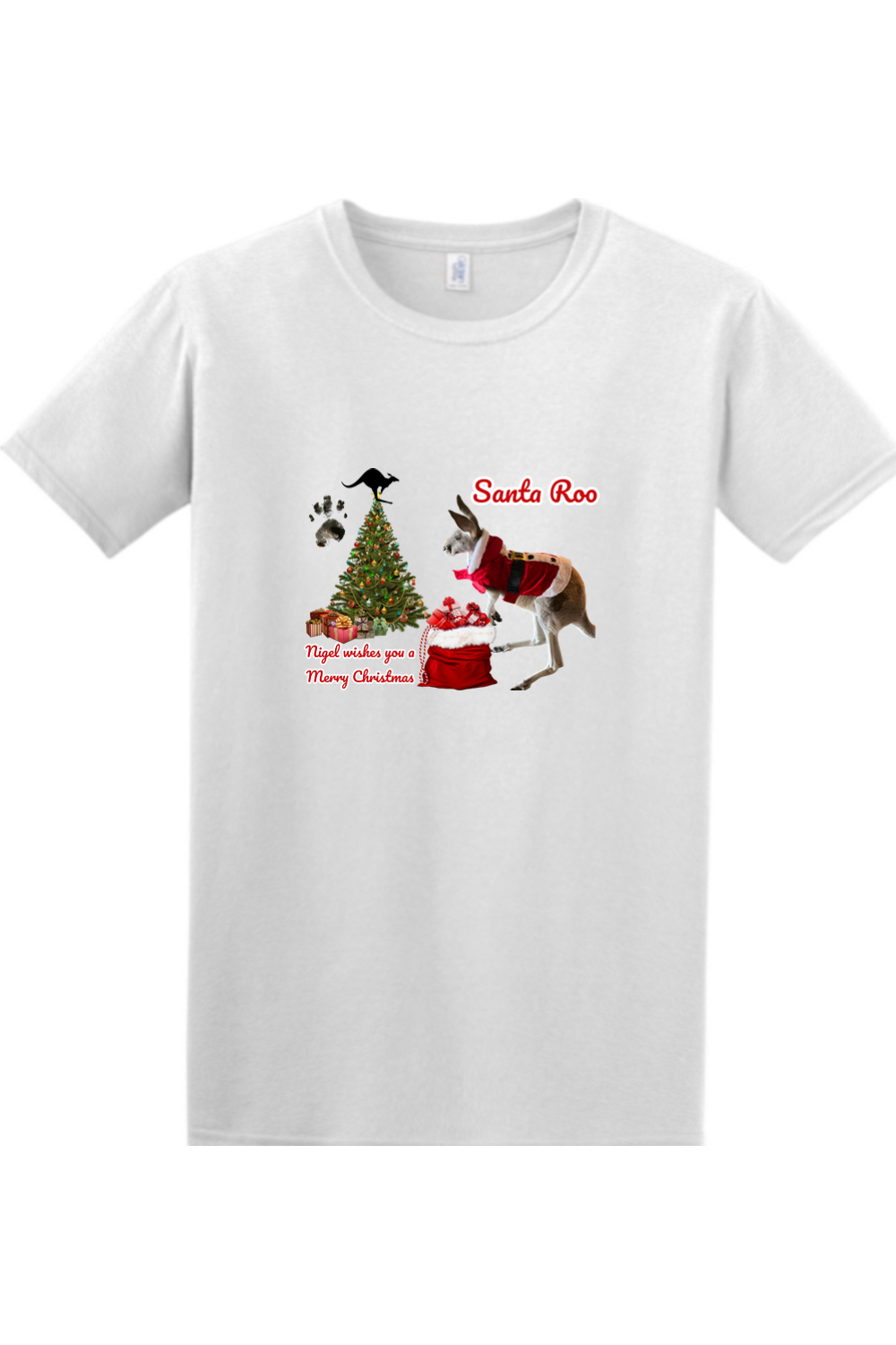 Santa Roo Mens T-shirt