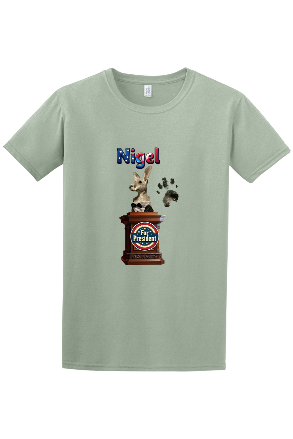 Nigel For President 1 Mens T-shirt