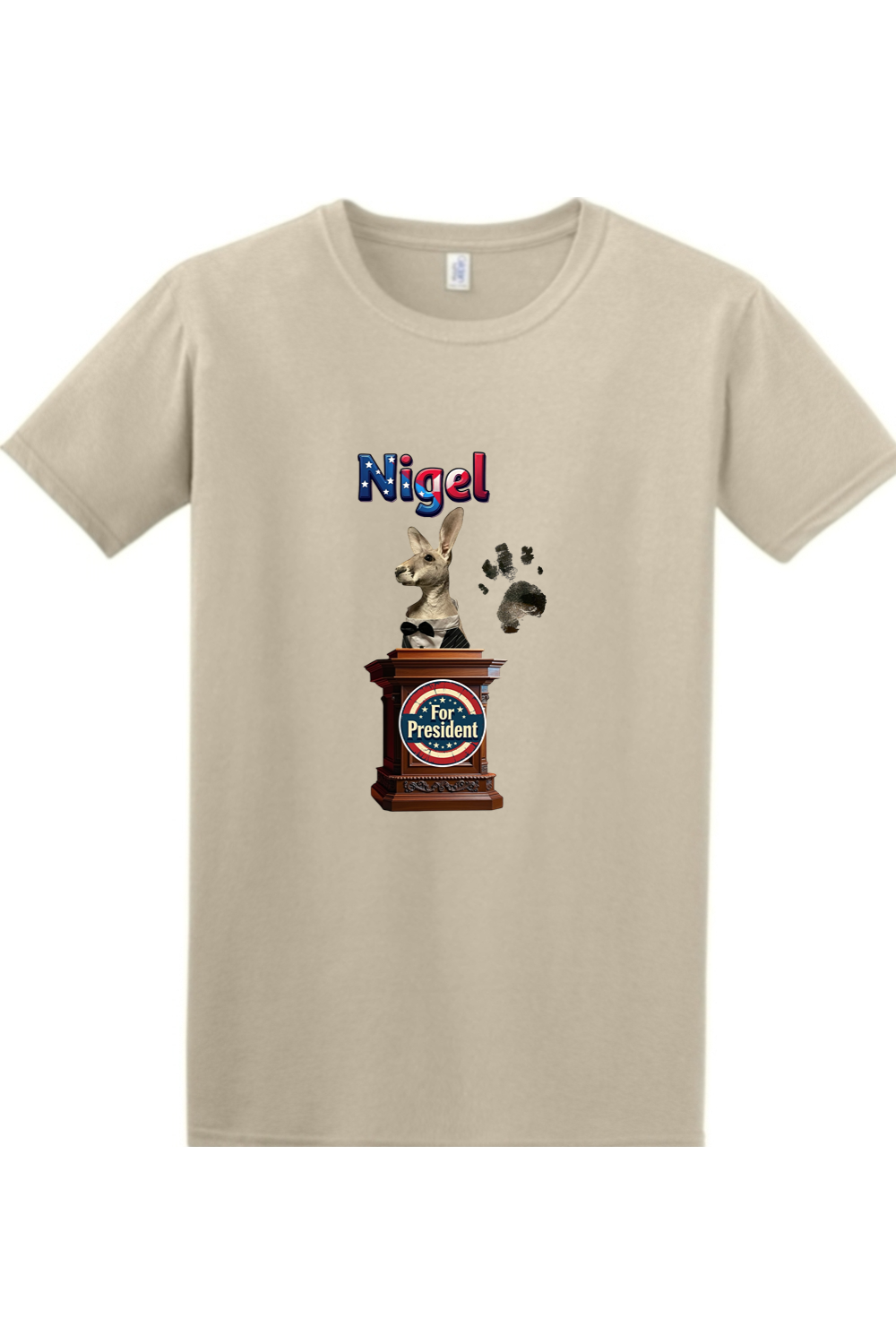 Nigel For President 1 Mens T-shirt
